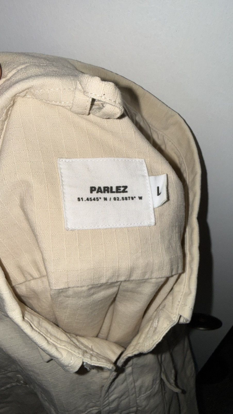 Parlez Parlez Beige Work Shirt Size US L / EU 52-54 / 3 - 4 Thumbnail