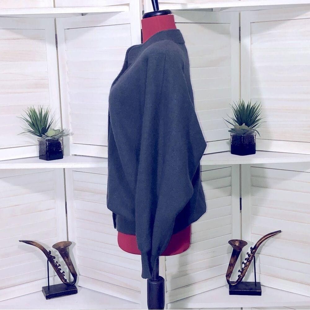 Vintage Vintage 80s 90s gray embroidered cardigan with appliqué sz M Size M / US 6-8 / IT 42-44 - 6 Thumbnail