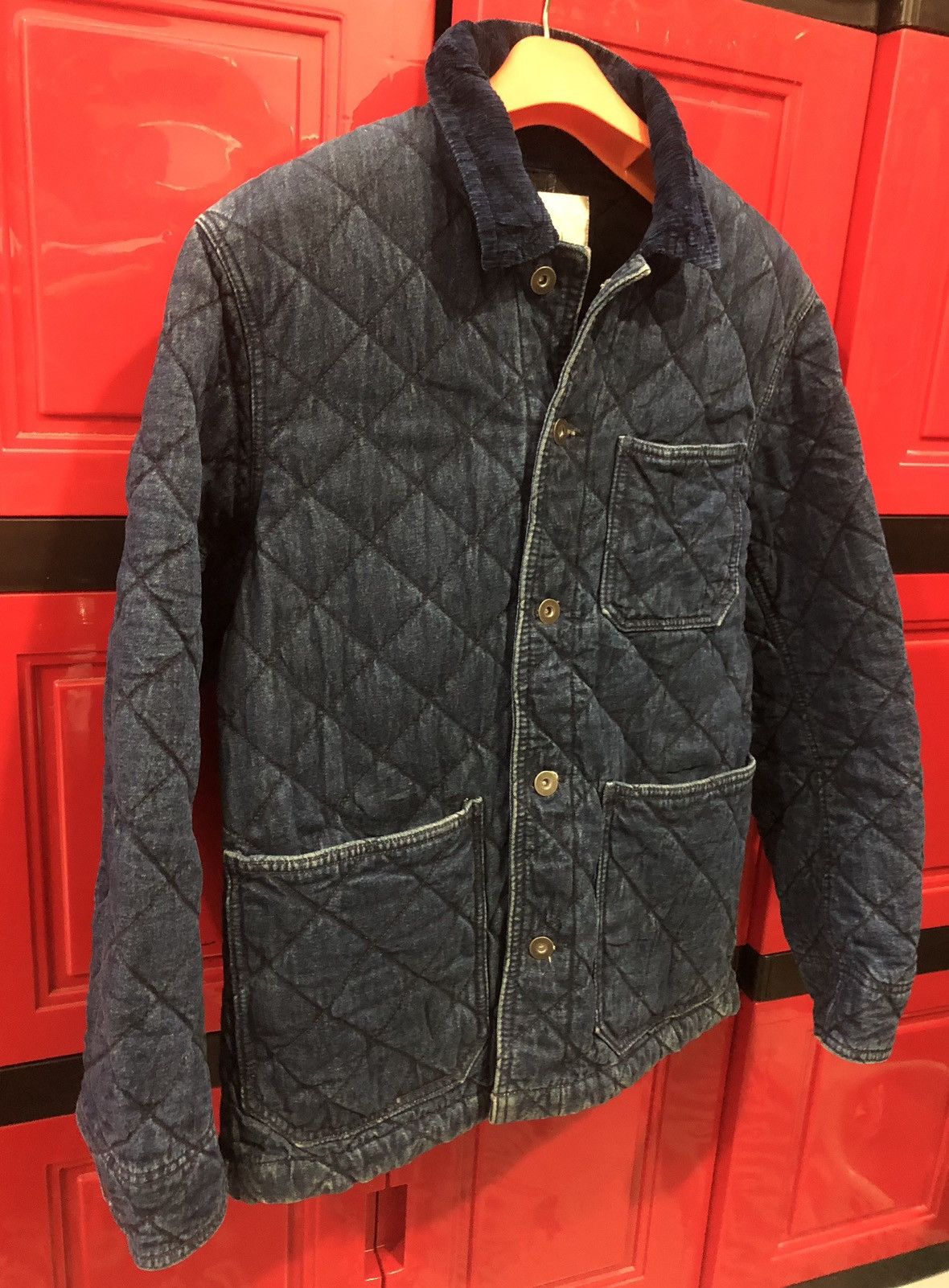 Indigo × Japanese Brand Pure Blue Japan Indigo Sashiko Quilted Jacket Size US M / EU 48-50 / 2 - 3 Thumbnail