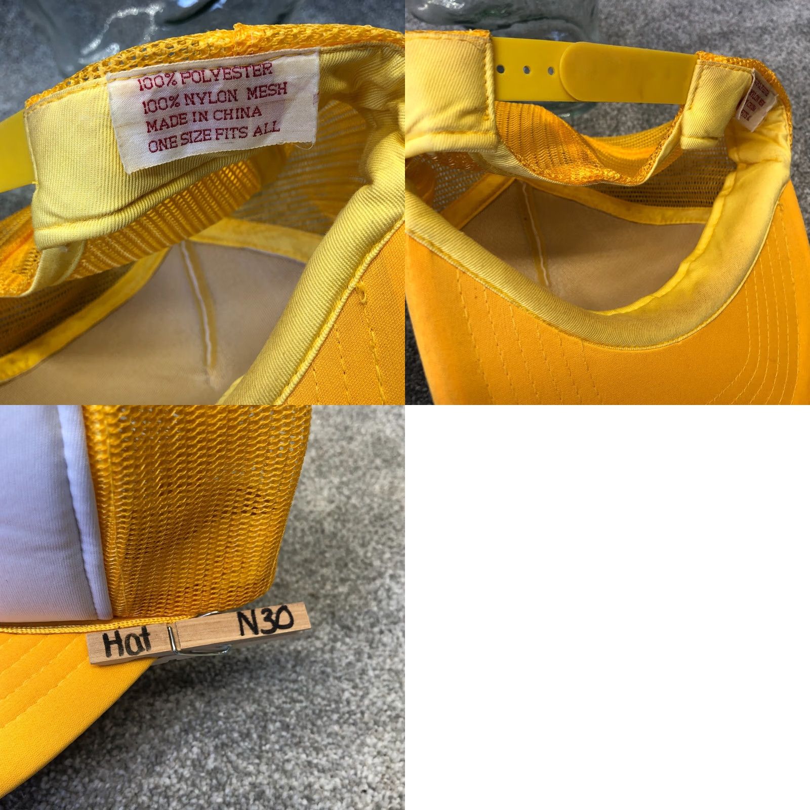 Vintage VINTAGE Myrtle Beach Trucker Hat Cap Snapback Yellow White 90s Y2K Men Size ONE SIZE - 8 Thumbnail