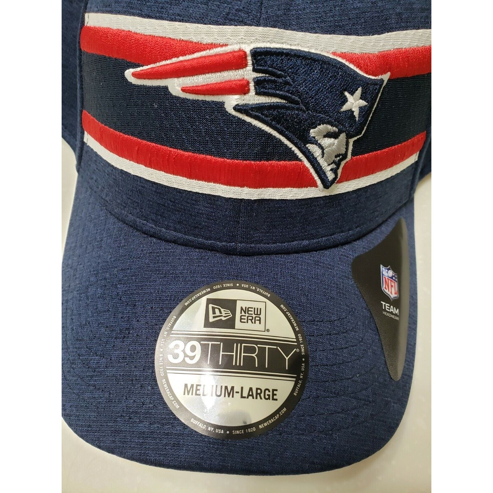 New Era New England Patriots Hat Cap Stretch 39Thirty M/L New Era Size ONE SIZE - 2 Thumbnail