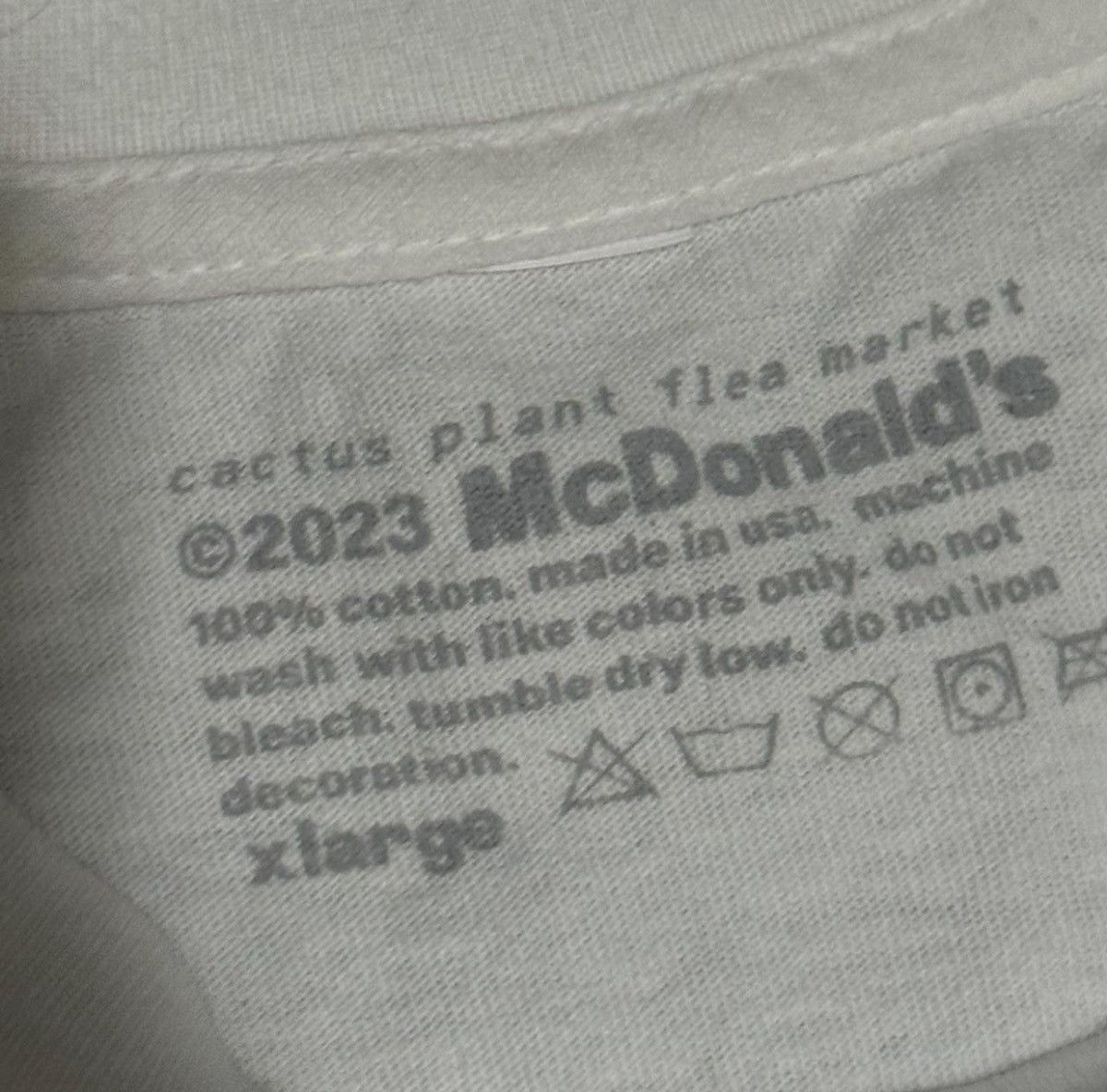 Cactus Plant Flea Market CPFM x McDonalds Tee Size US XL / EU 56 / 4 - 3 Thumbnail
