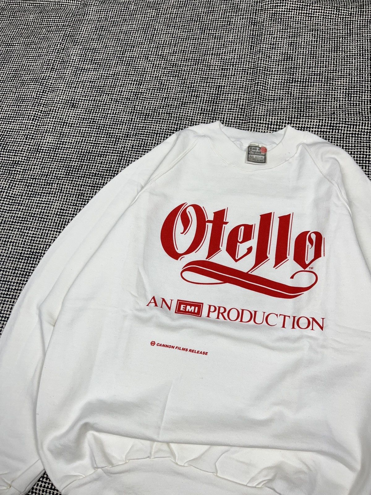 Vintage ➕ rare 80s Otello movie promo sweatshirt Shakespeare opera Size US M / EU 48-50 / 2 - 3 Thumbnail