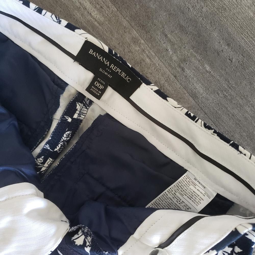Navy Banana Republic Sloan Dress Pant