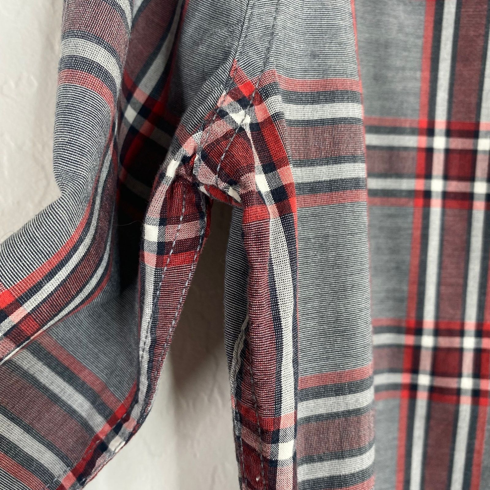 Hollister Hollister Gray Long Sleeve Plaid Button Up Down Shirt Small Size US S / EU 44-46 / 1 - 5 Thumbnail