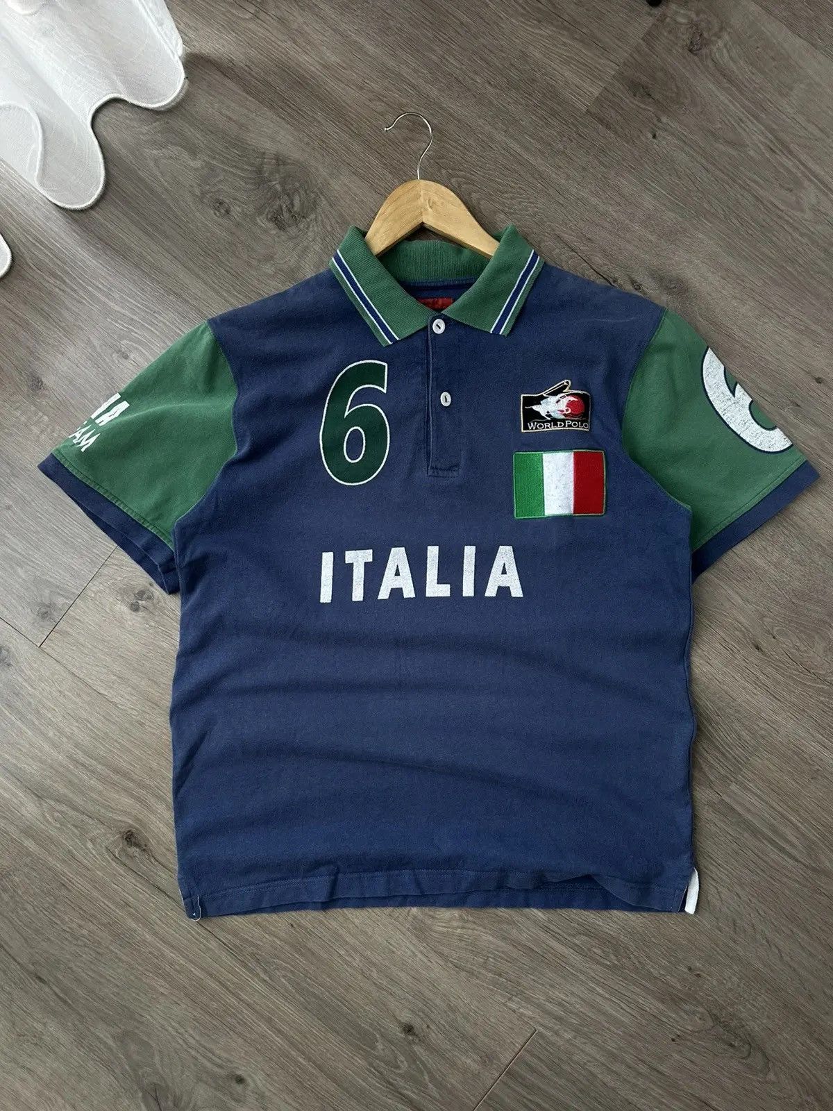 Polo Ralph Lauren Vintage Polo Ralph Lauren Italian 6 Style Polo T-Shirt Size US M / EU 48-50 / 2 - 3 Thumbnail