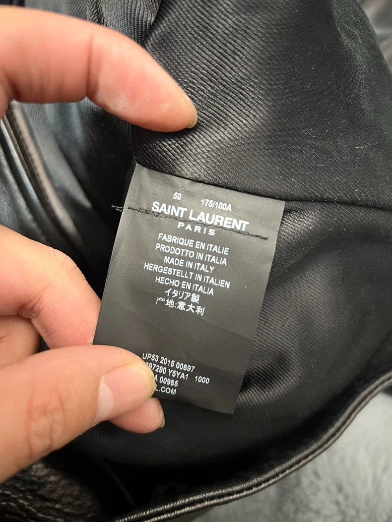 Yves Saint Laurent saint laurent 16ss L01 Motorcycle Zipper Leather Jacket 250 Size US M / EU 48-50 / 2 - 5 Thumbnail