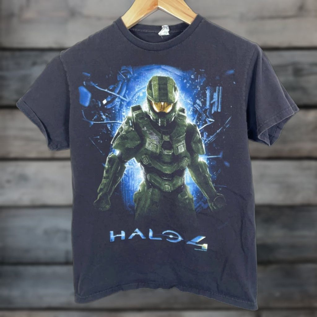 Delta Delta Halo 4 T-Shirt Black Short Sleeve Crew Neck Adult Small Graphic Print Logo Pro Weight Tag Video Game Promo Size US S / EU 44-46 / 1 - 1 Thumbnail