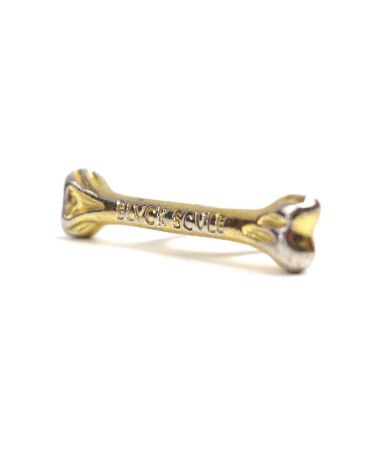 Hysteric Glamour 2000S BLVCK SCVLE GOLD-TONE ARCHAIC BONE RING Size ONE SIZE - 2 Thumbnail