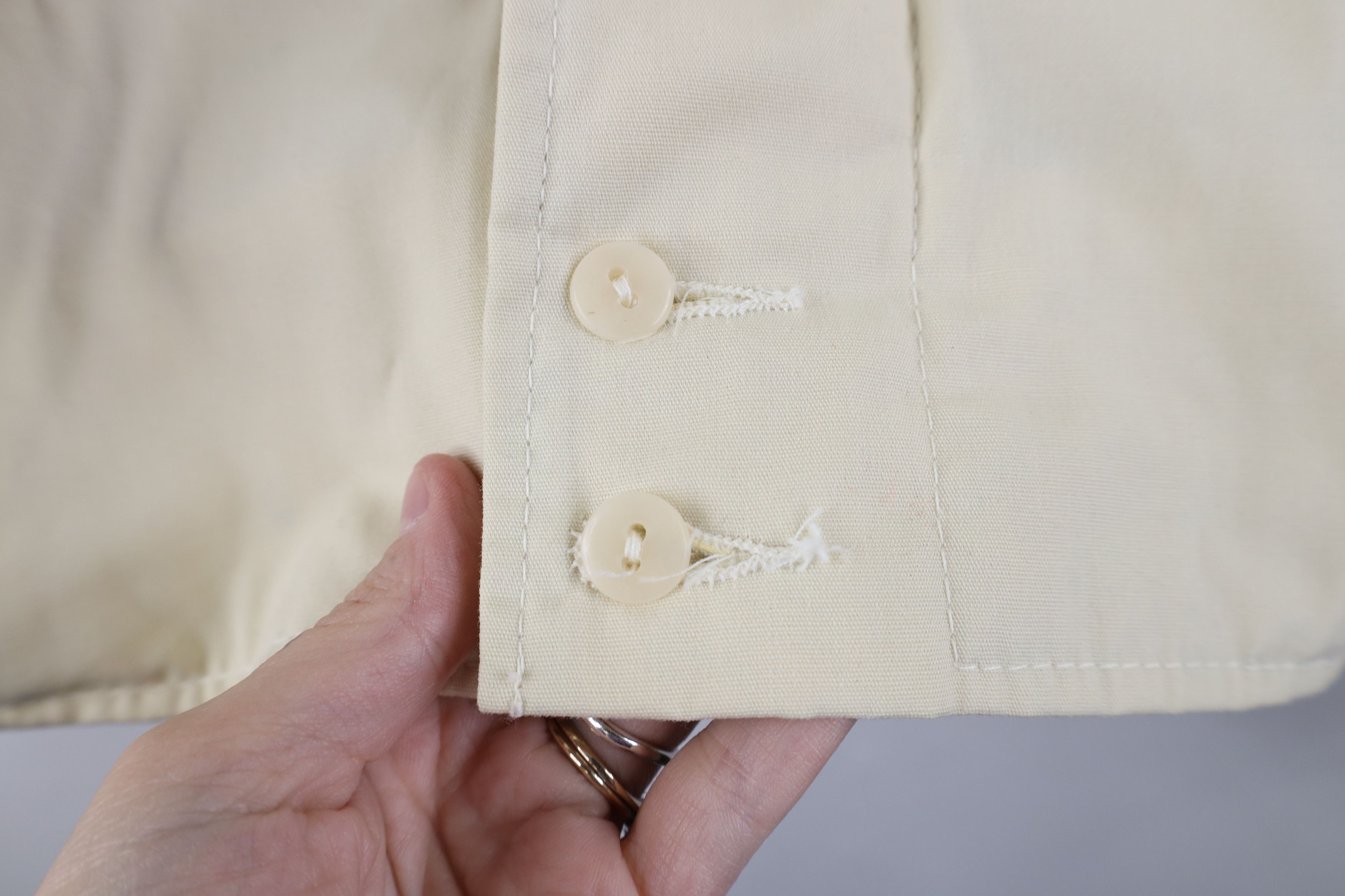 Vintage Vintage 70s Streetwear Cafe Racer Bomber Jacket Cream USA Size US XXL / EU 58 / 5 - 6 Thumbnail