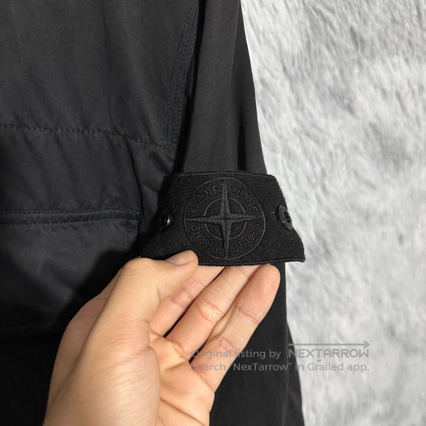 Stone Island black satin nylon jacket from stone island. Size US S / EU 44-46 / 1 - 5 Thumbnail