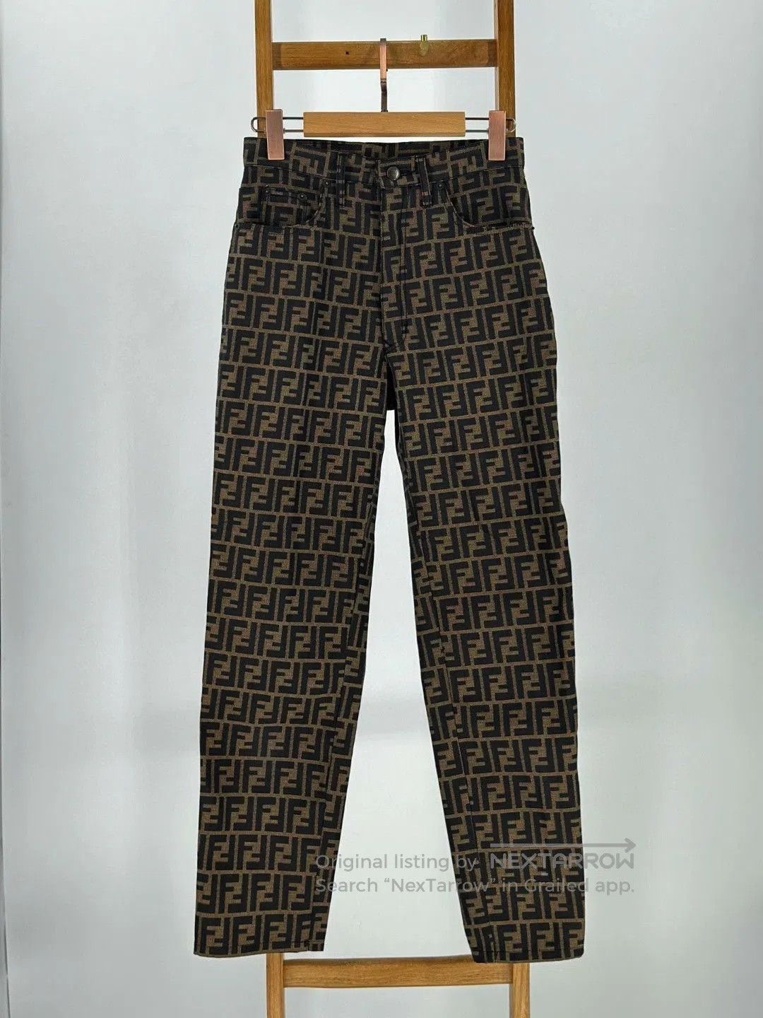 Fendi Fendi Classic Monogram Trousers. Size 28" / US 6 / IT 42 - 1 Thumbnail