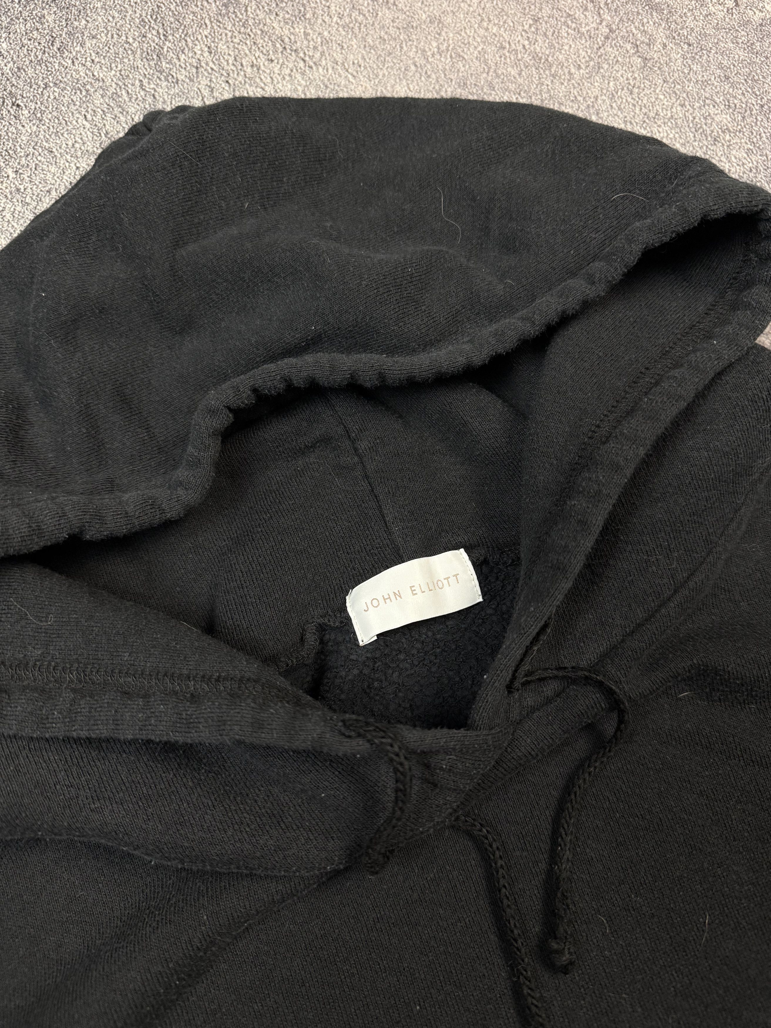 John Elliott Y2K John Elliot Faded Black Baggy Hoodie Size M / US 6-8 / IT 42-44 - 4 Thumbnail