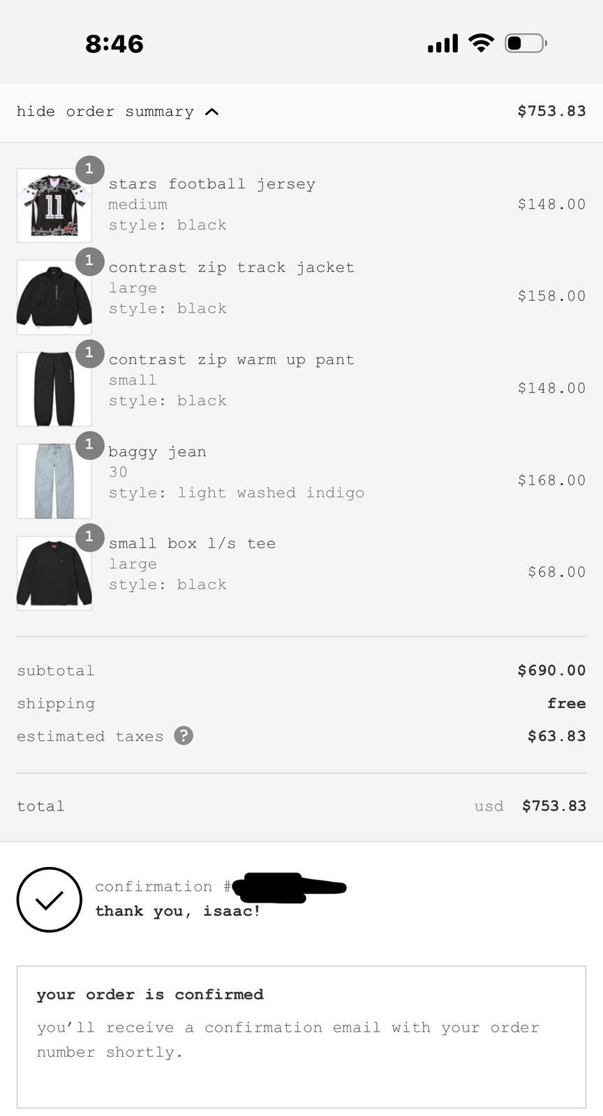 Supreme SUPREME SMALL BOX L/S TEE (SS25) Size US L / EU 52-54 / 3 - 4 Thumbnail