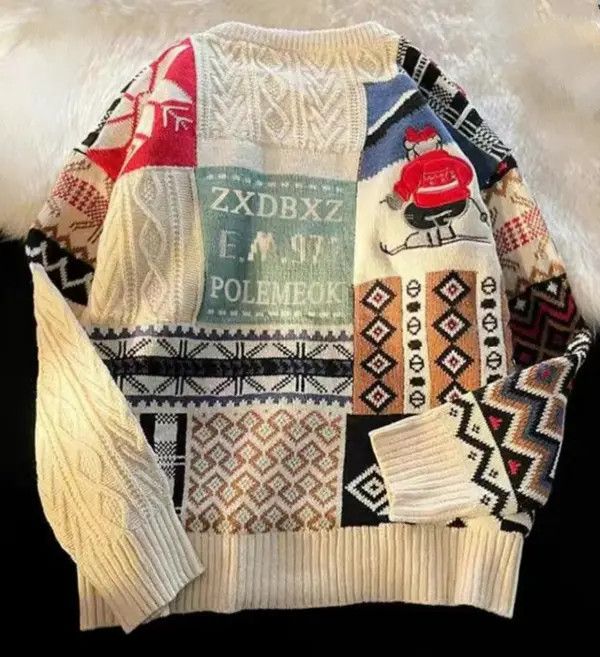Japanese Brand nezawa x Miyo Retro bear print knitted sweater Size M / US 6-8 / IT 42-44 - 8 Thumbnail