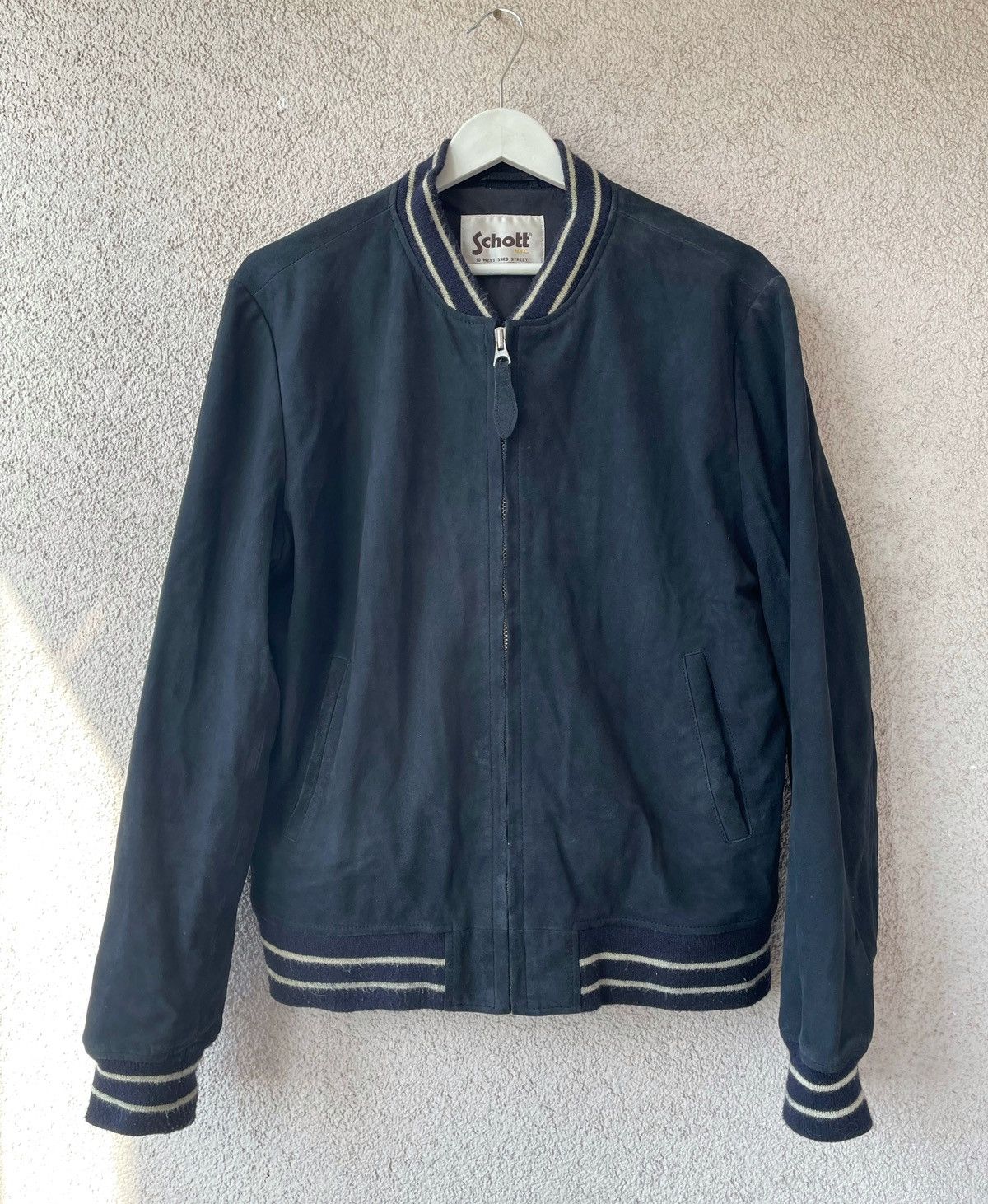 ジャケット・アウター 80s Schott suede leather bomber jkt s-l1200.jpg