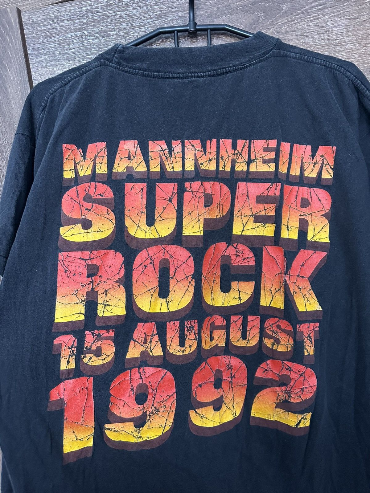 Band Tees 1992 Super Rock Mannheim Vintage Band T-Shirt Tee Slayer Size US L / EU 52-54 / 3 - 8 Thumbnail