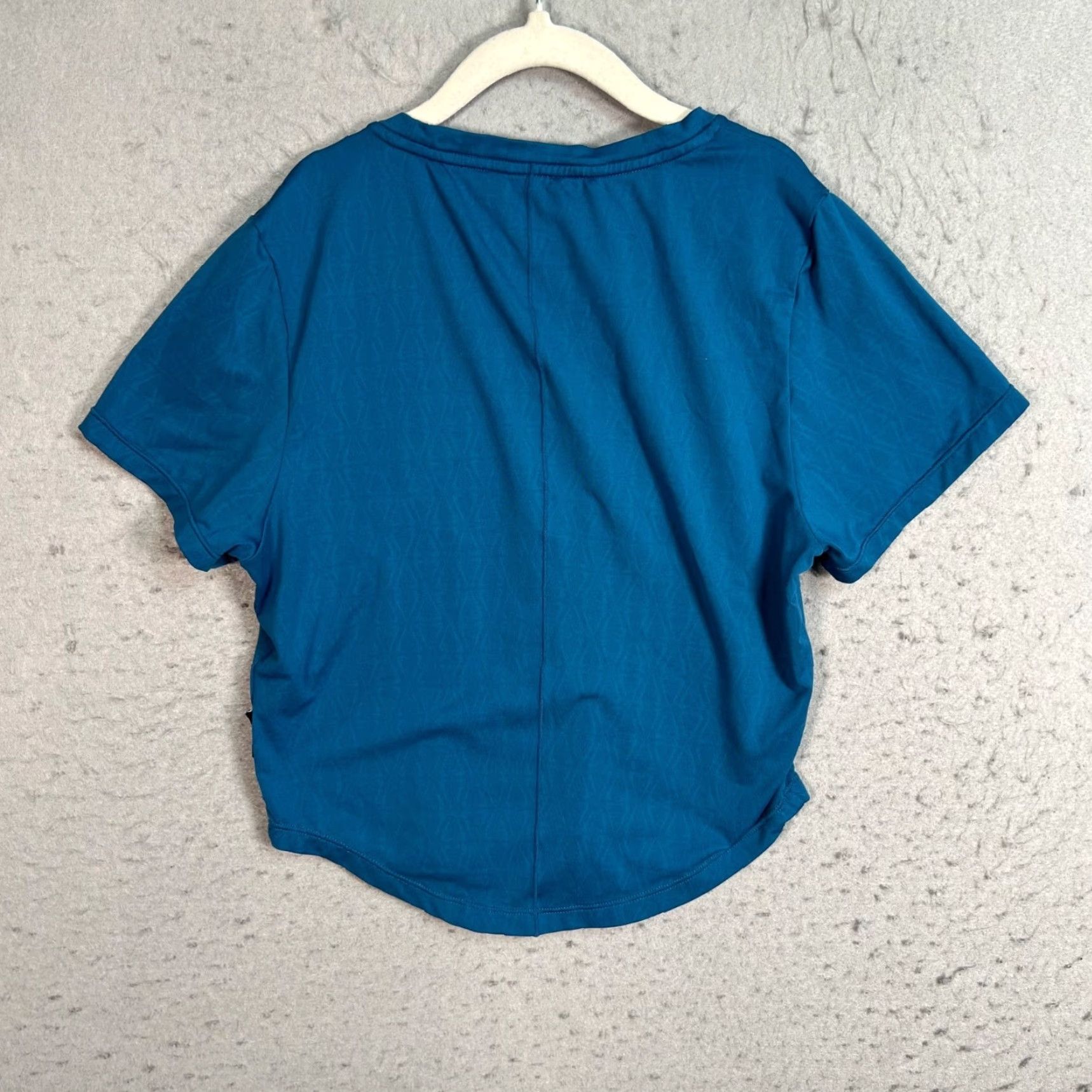 Nike Nike Dri-FIT Shirt Cropped Short Sleeve Womens Small Blue Size S / US 4 / IT 40 - 2 Thumbnail