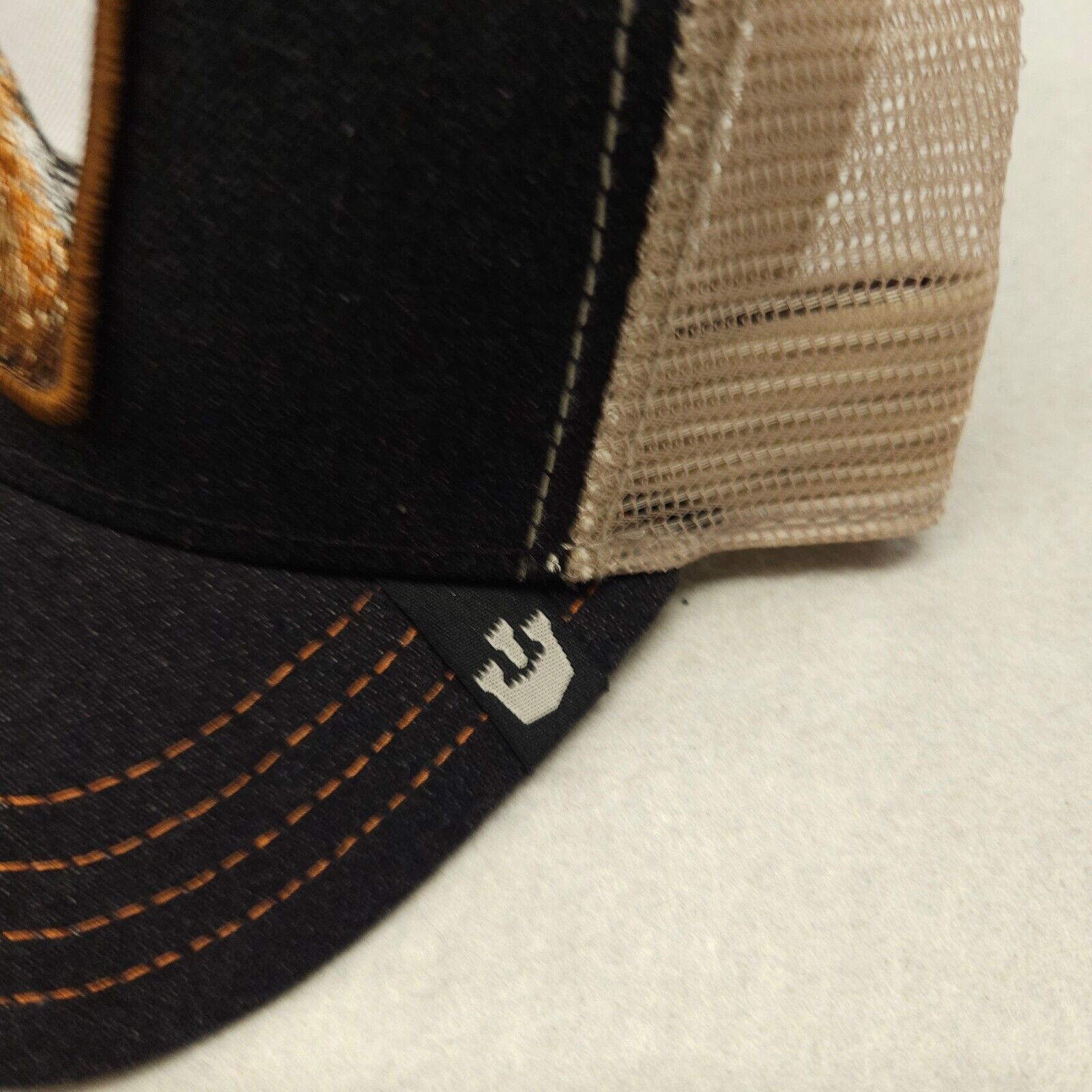 Goorin Bros. Goorin Bros GOAT Adjustable Casual Trucker Cap Mens Black Size ONE SIZE - 3 Thumbnail