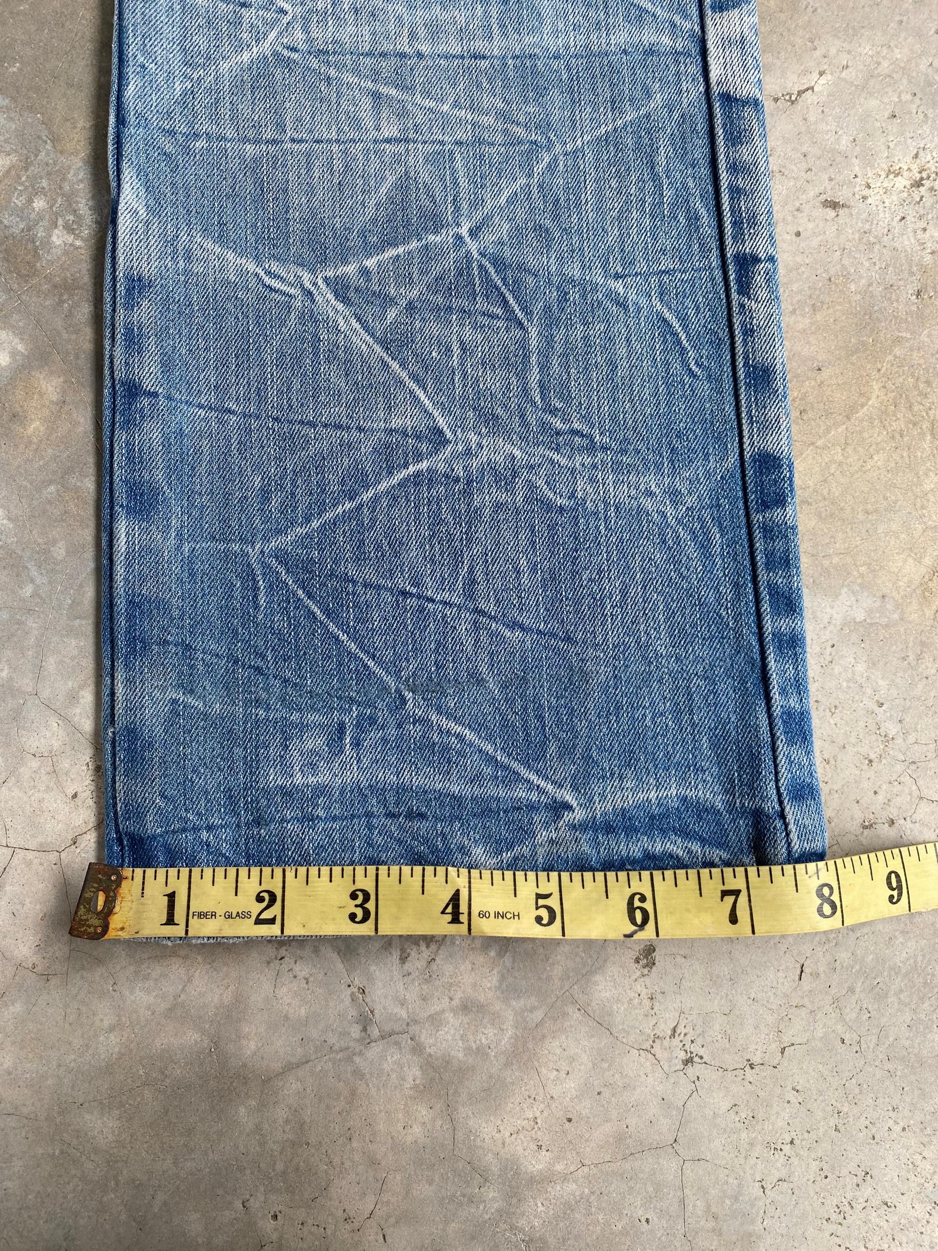 If Six Was Nine 💥BEST OFFER💥WILD LITE SKULL BONES DISTRESSED DENIM Size US 32 / EU 48 - 5 Thumbnail