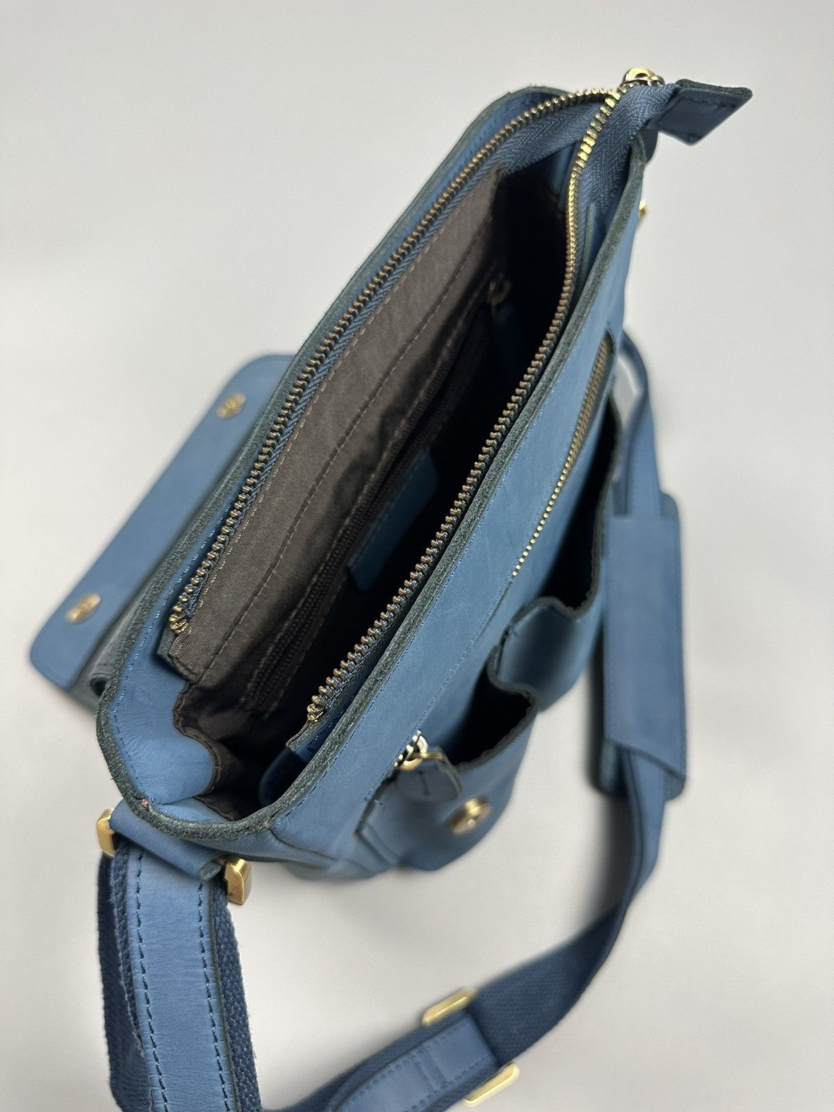 Genuine Leather Nice Custom Made Leather Shoulder Bags Size ONE SIZE - 10 Thumbnail