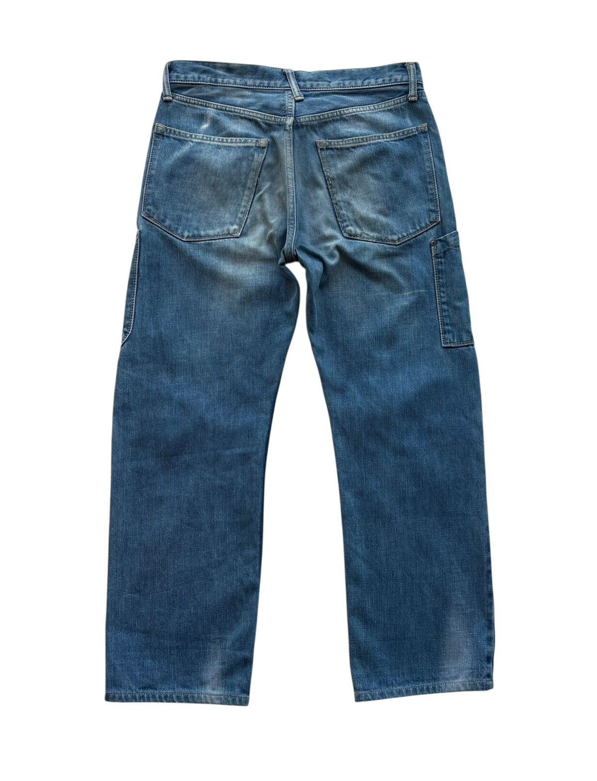 The Repack Bleach Denim Selvedge Carpenter Workwear Pants