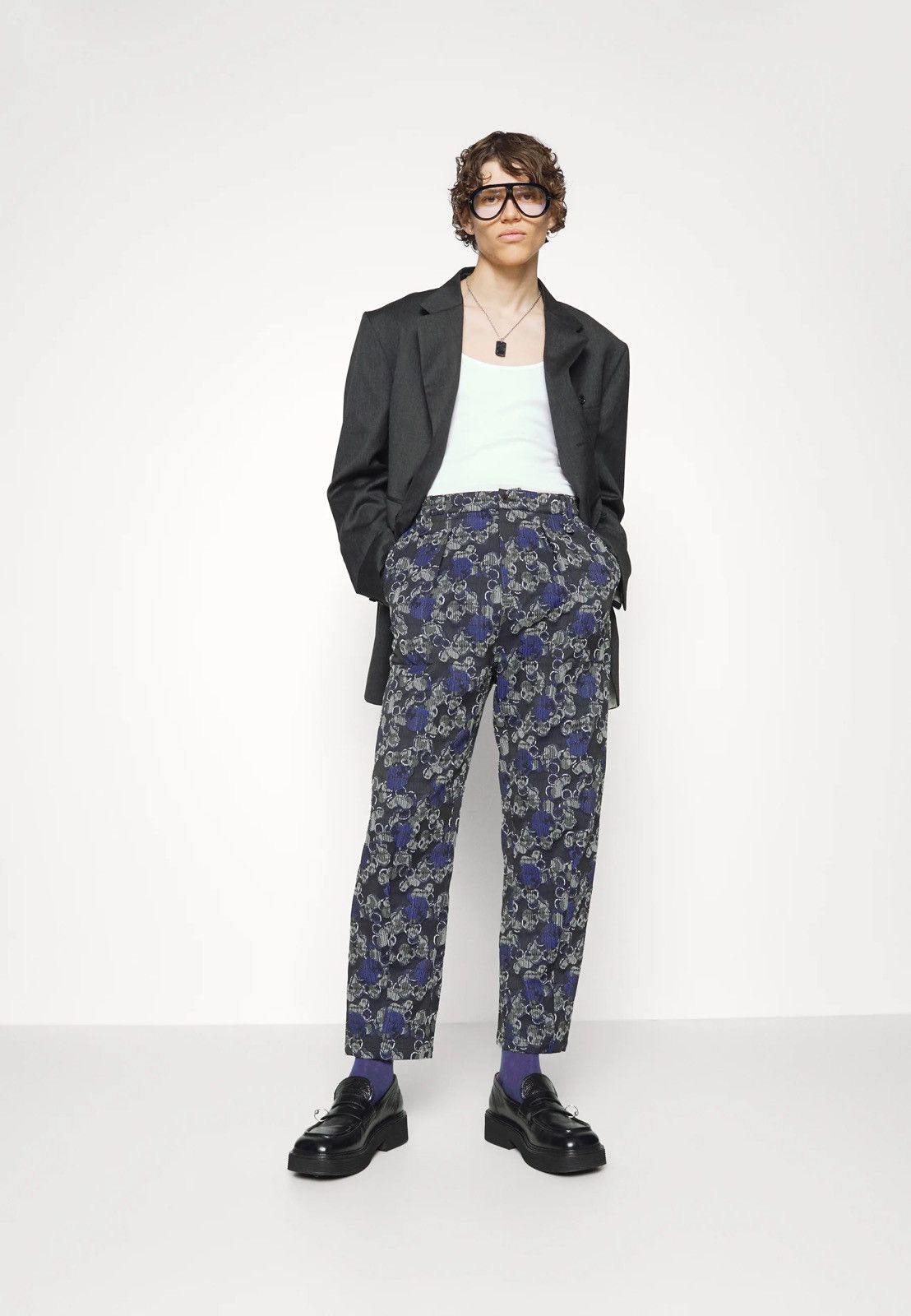 image of Avant Garde x Henrik Vibskov dswt! Fw22 Henrik Vibskov Blue Moon Razor Casual Pants, Men's (Size 32