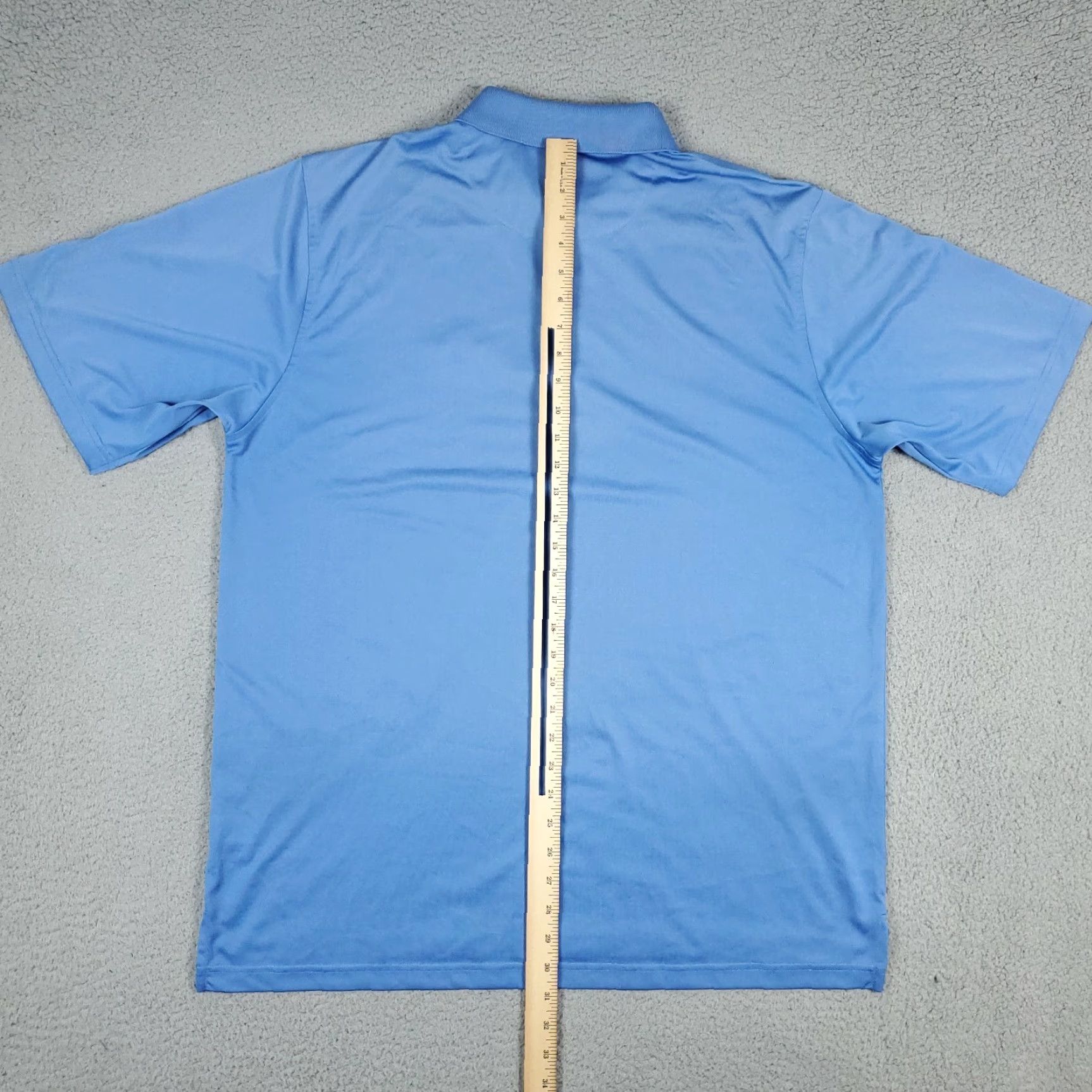 Vintage Donald Ross Polo Shirt Ibis Blue Mens Short Sleeve Size Large Polo Shirt Casual Sports Golf Size US L / EU 52-54 / 3 - 4 Thumbnail