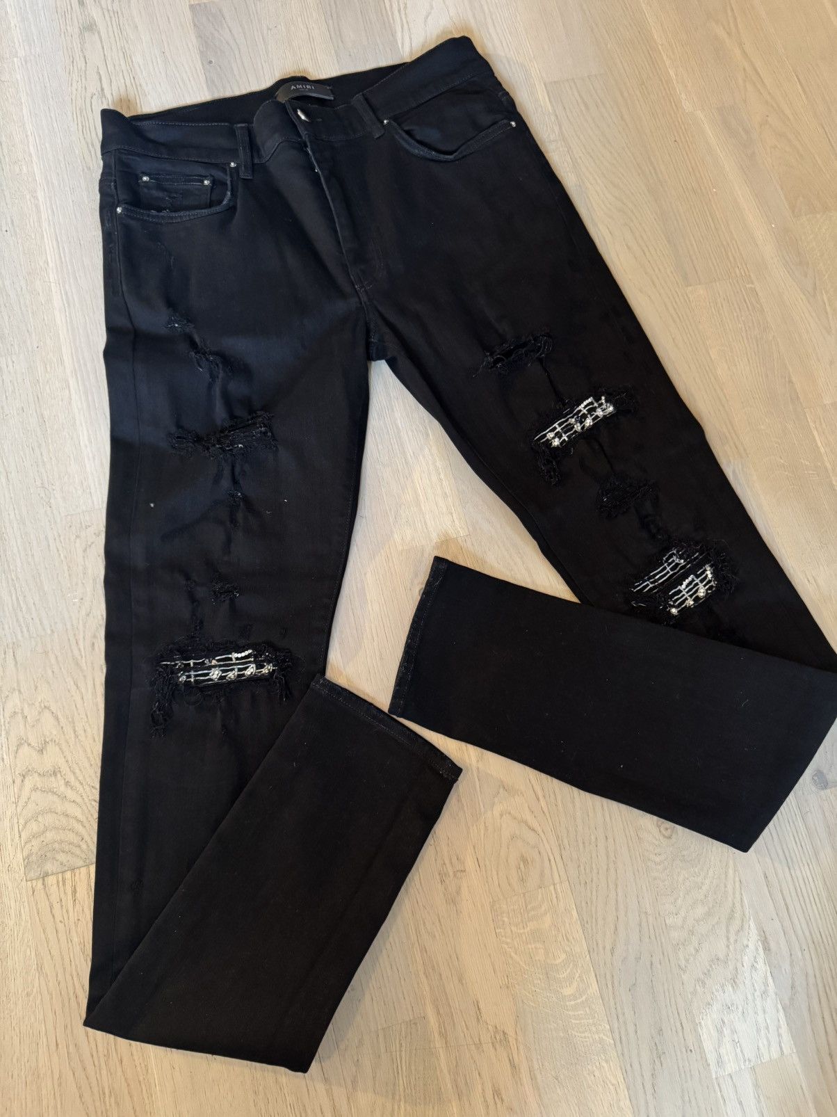 Amiri AMIRI jeans STUDY REAL TAPE MEASUREMENTS IN PHOTOS CAREFULLY Size US 32 / EU 48 - 1 Thumbnail