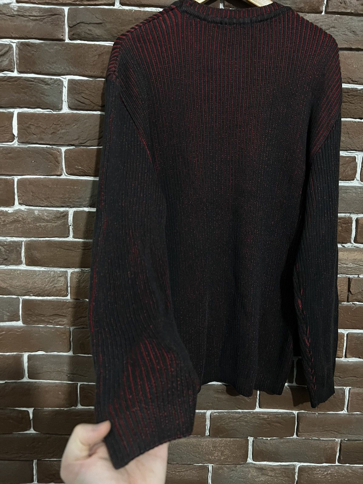 Japanese Brand Vintage Y2k AvantGarde Tribal Dragon Sweater Rare Streetwear Size US XL / EU 56 / 4 - 4 Thumbnail