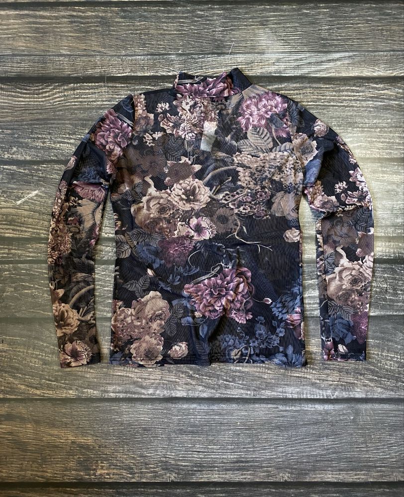 Jean Paul Gaultier Vintage Jean Paul Gaultier Roses Mesh shirt Size US M / EU 48-50 / 2 - 2 Thumbnail