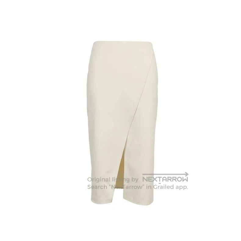 Acne Studios Acne Studios Solid-Color Midi Skirt Size 31" - 1 Thumbnail