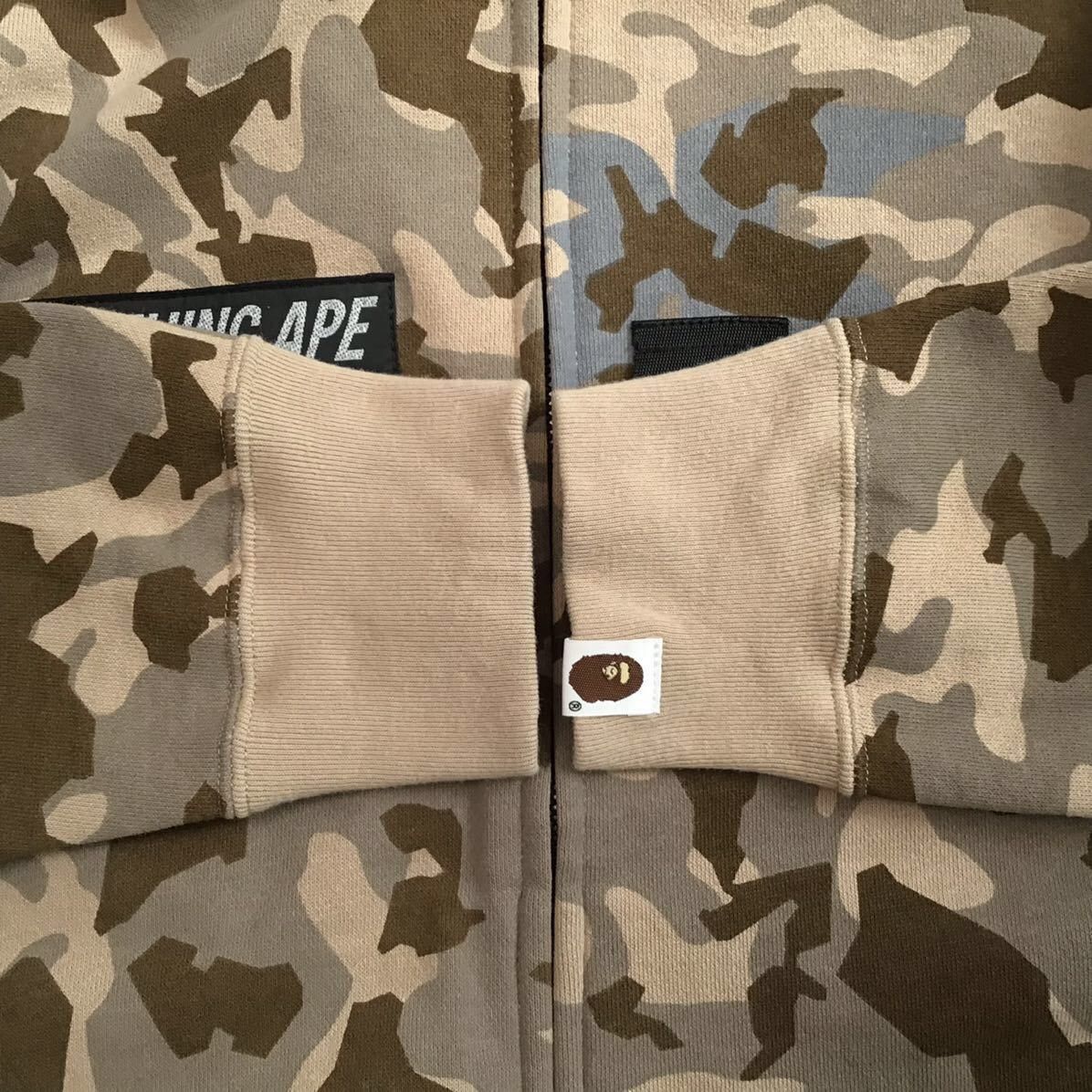 Bape BAPE SAND CAMO MILITARY RELAXED FIT FULL ZIP MASK HOODIE Size US S / EU 44-46 / 1 - 6 Thumbnail