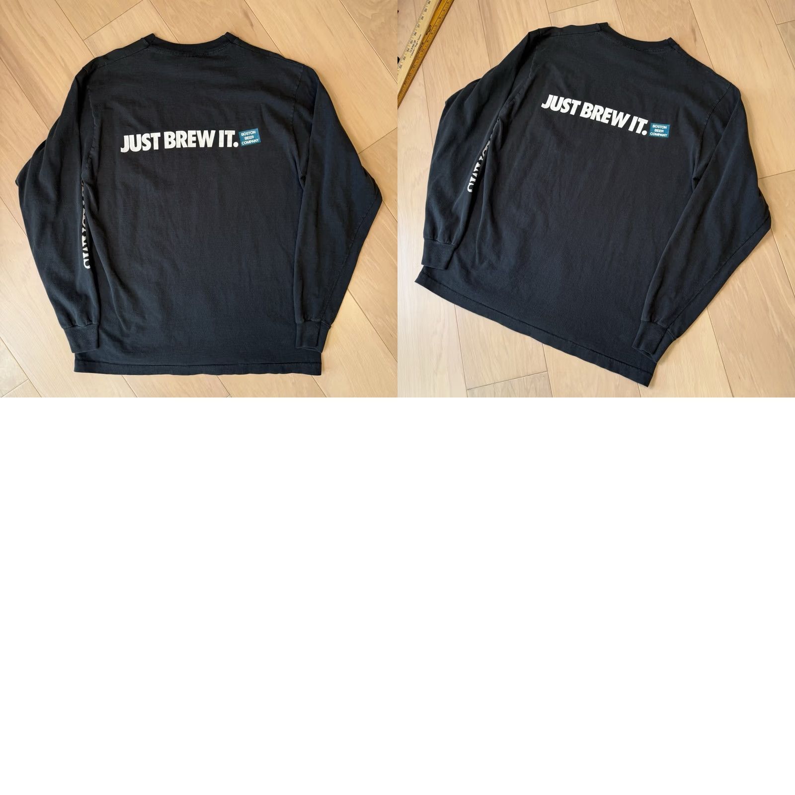Vintage VINTAGE Samuel Adams Boston Ale Shirt XL Black 90s Cotton Long Sleeve Brew It Size US XL / EU 56 / 4 - 8 Thumbnail