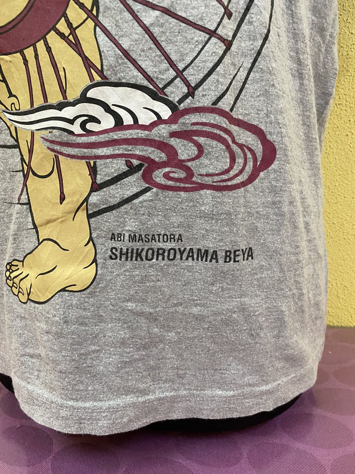 Japanese Brand Abi Sumo Shikoroyama Beya Tshirt Size US M / EU 48-50 / 2 - 3 Thumbnail