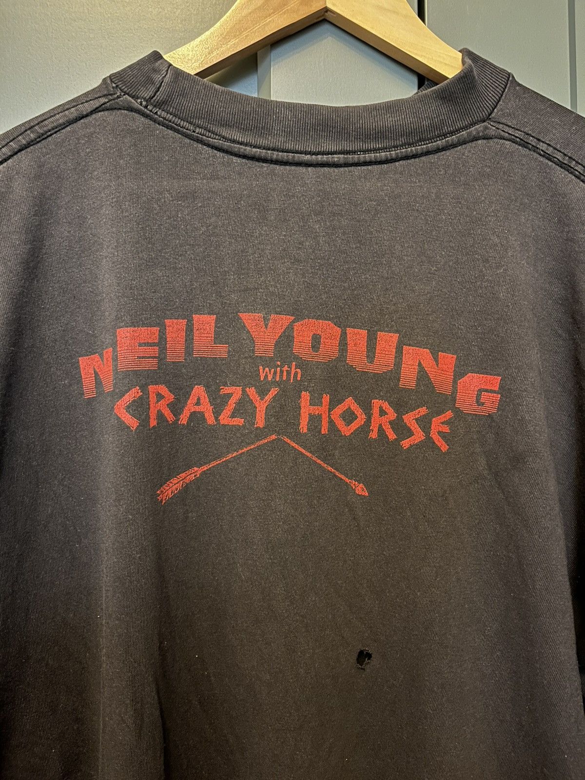 Vintage Neil Young with Crazy Horse rare vintage Size US XL / EU 56 / 4 - 4 Thumbnail