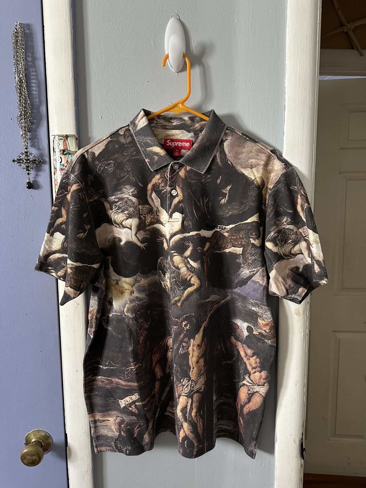 Supreme Supreme Crucifixion Polo Brand New Size Medium | Grailed
