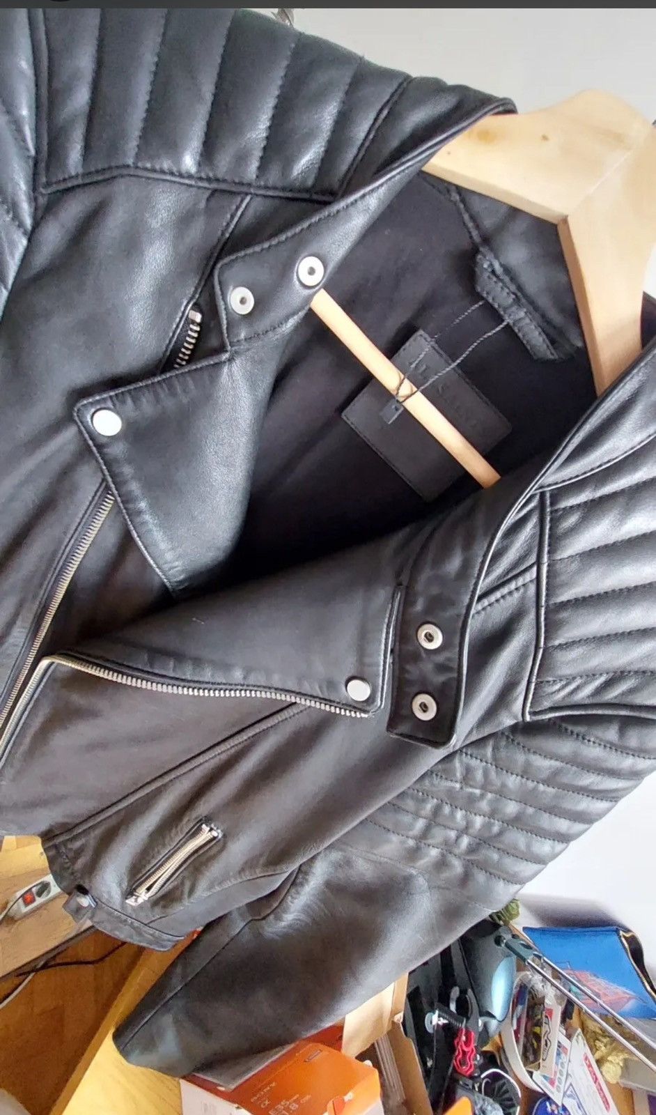 Allsaints Allsaints Leather Jacket Jasper Biker Black XS Size US XS / EU 42 / 0 - 7 Thumbnail