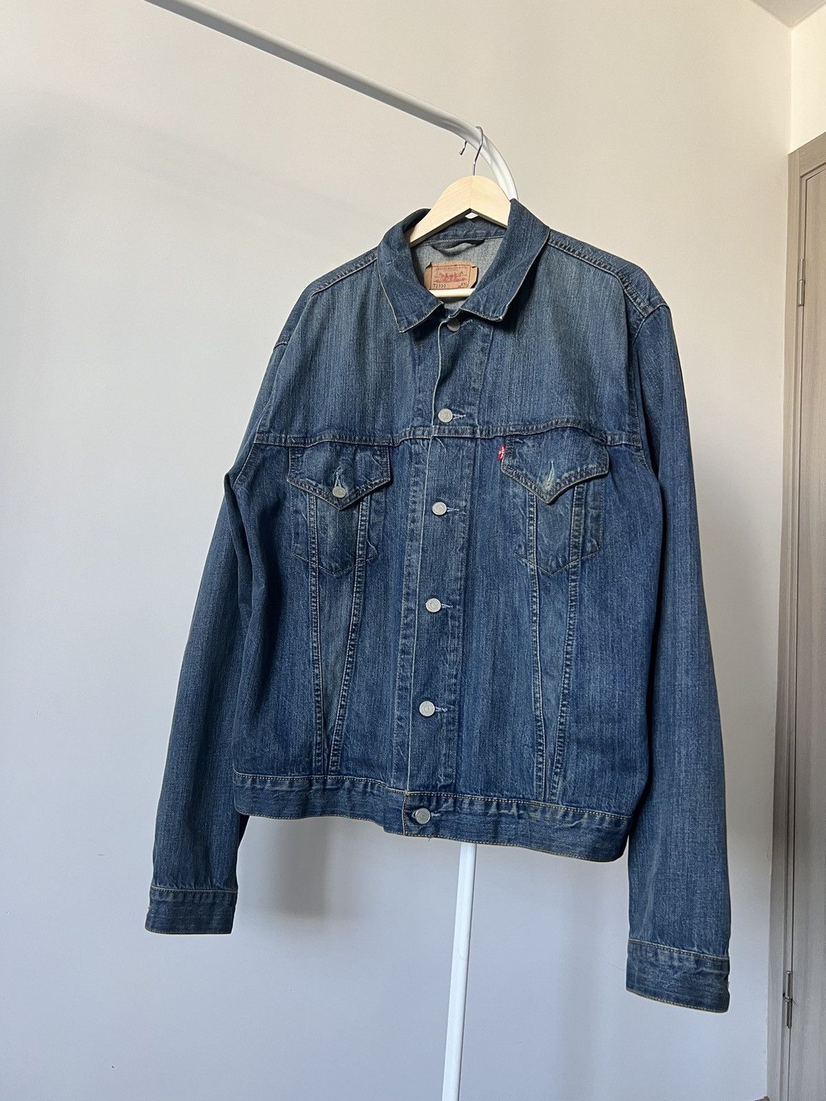 Levi's Vintage Clothing Levis Denim Jacket Vintage 90 Jeans Size US XXL / EU 58 / 5 - 2 Thumbnail