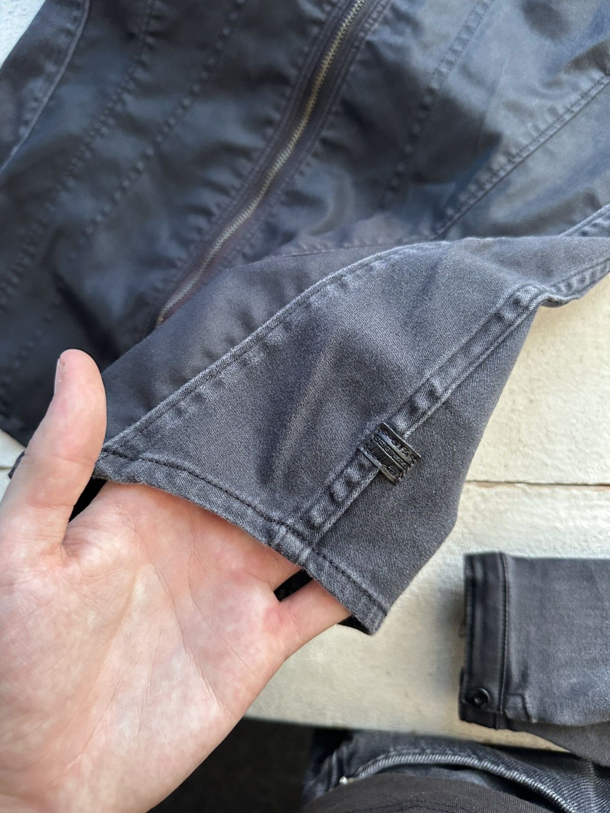 G-Star 🚨 G STAR RAW WMN Y2K Vintage Denim Zip Racing Jacket Size M / US 6-8 / IT 42-44 - 4 Thumbnail