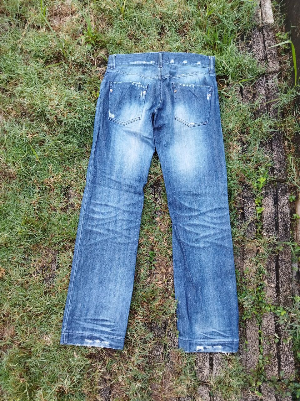 Dolce & Gabbana Ripped Distressed Look Jeans