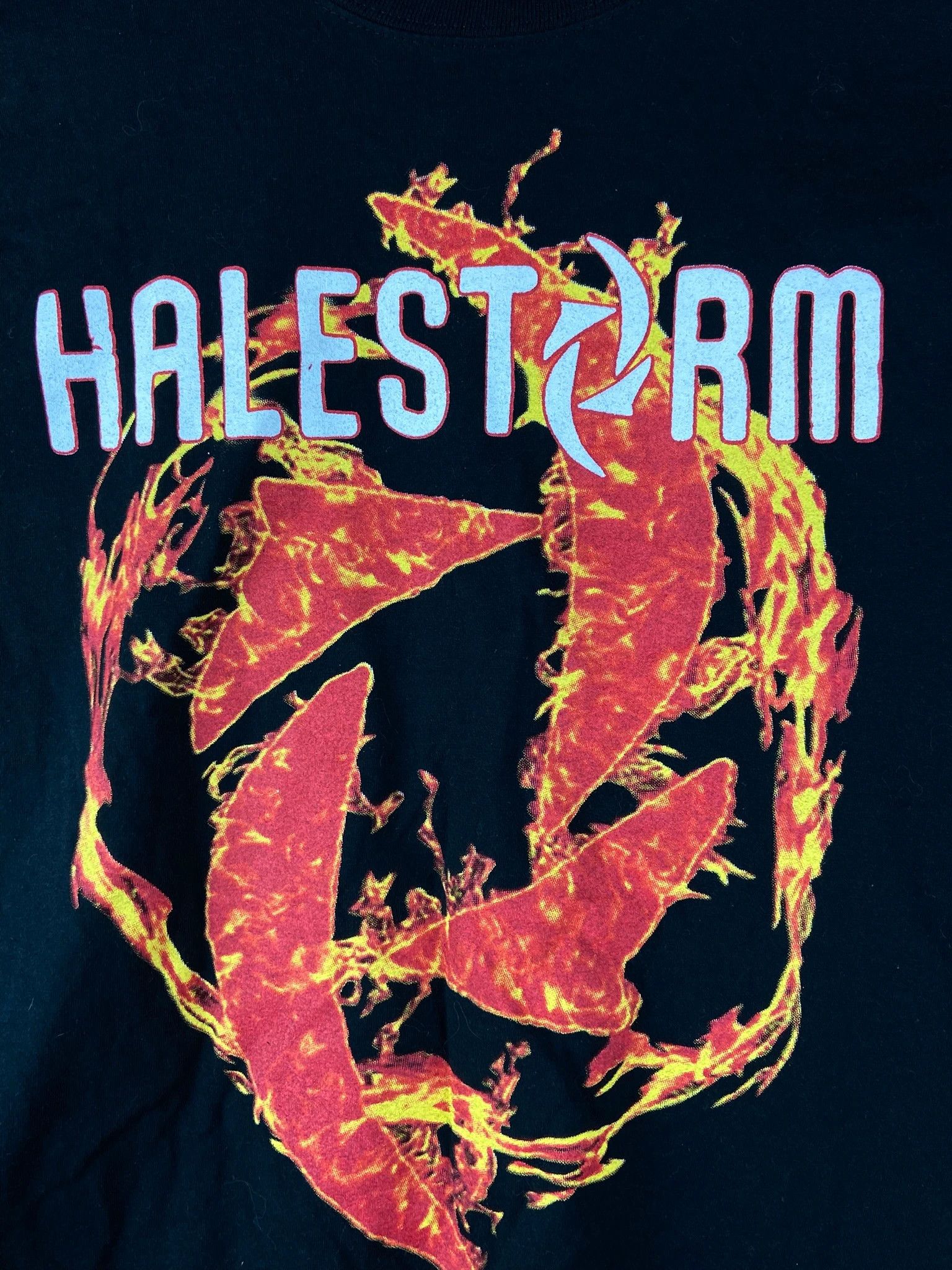 Gildan Halestorm t-shirt S black bandtee Size US S / EU 44-46 / 1 - 2 Thumbnail