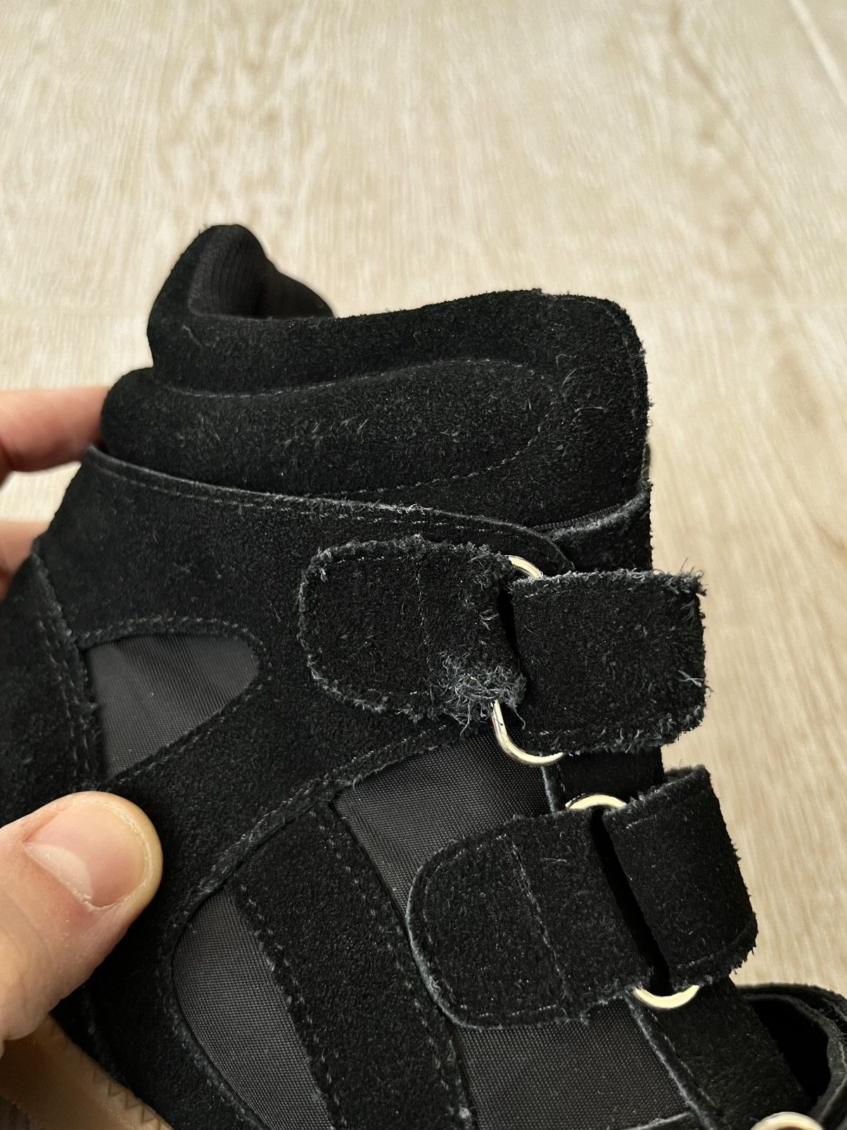 Isabel Marant Isabel Marant Style Black Bekett Wedge Sneakers Size US 7 / IT 37 - 14 Thumbnail