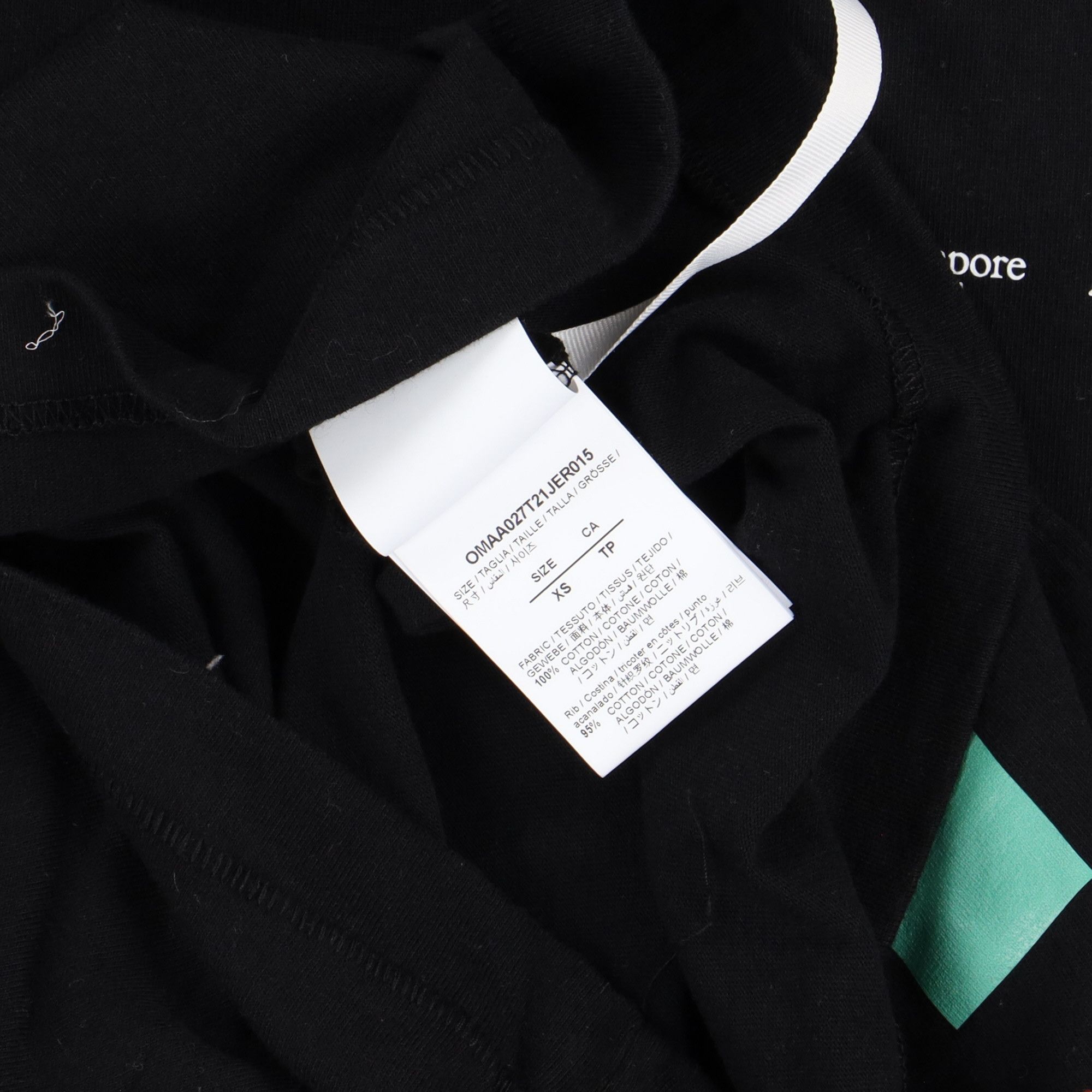 Off-White Black Singapore Exclusive Arrows T-Shirt Size XS / US 0-2 / IT 36-38 - 4 Thumbnail