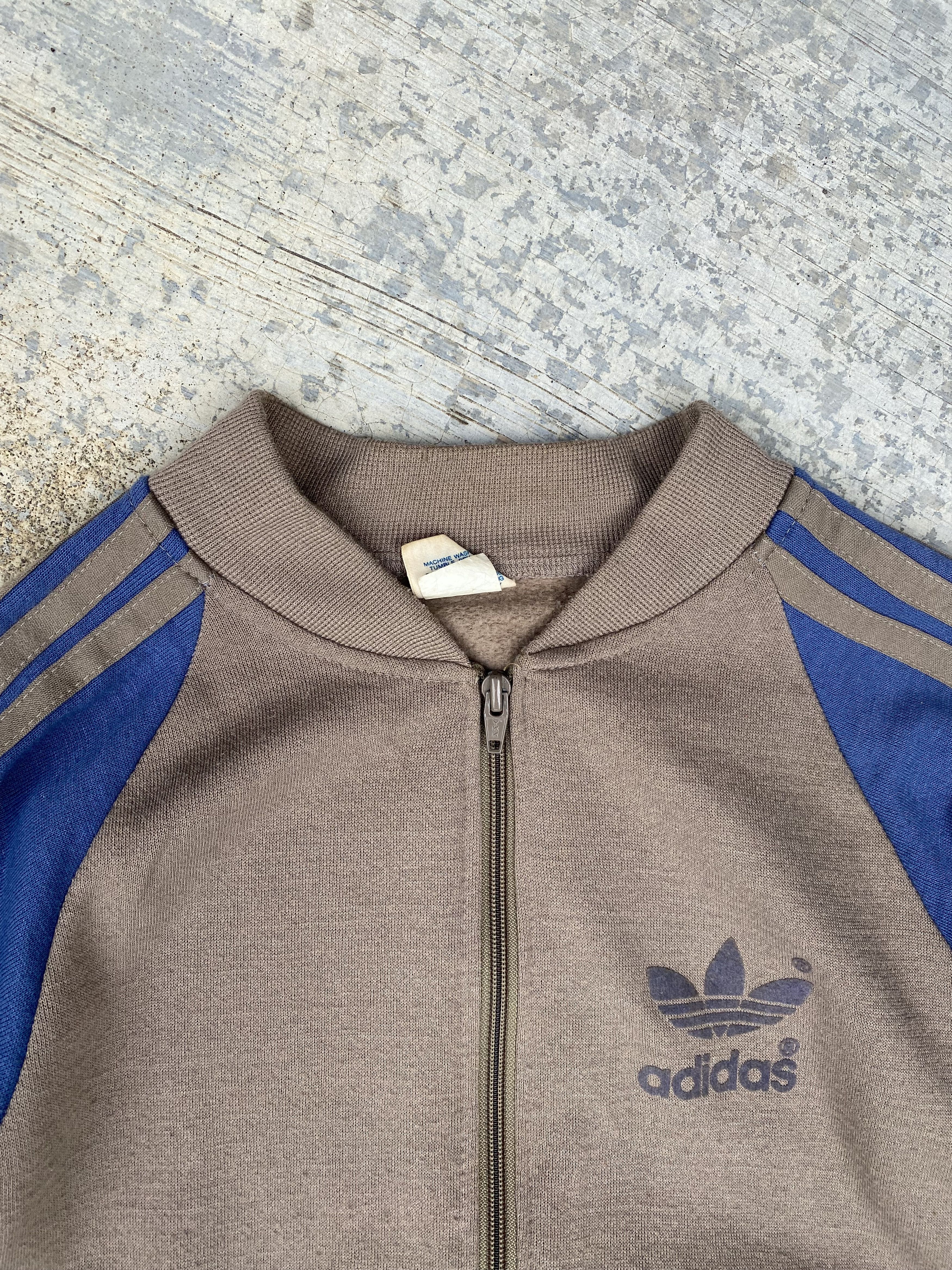 Adidas Vintage 80’s Adidas trefoil tracktop Size US S / EU 44-46 / 1 - 4 Thumbnail