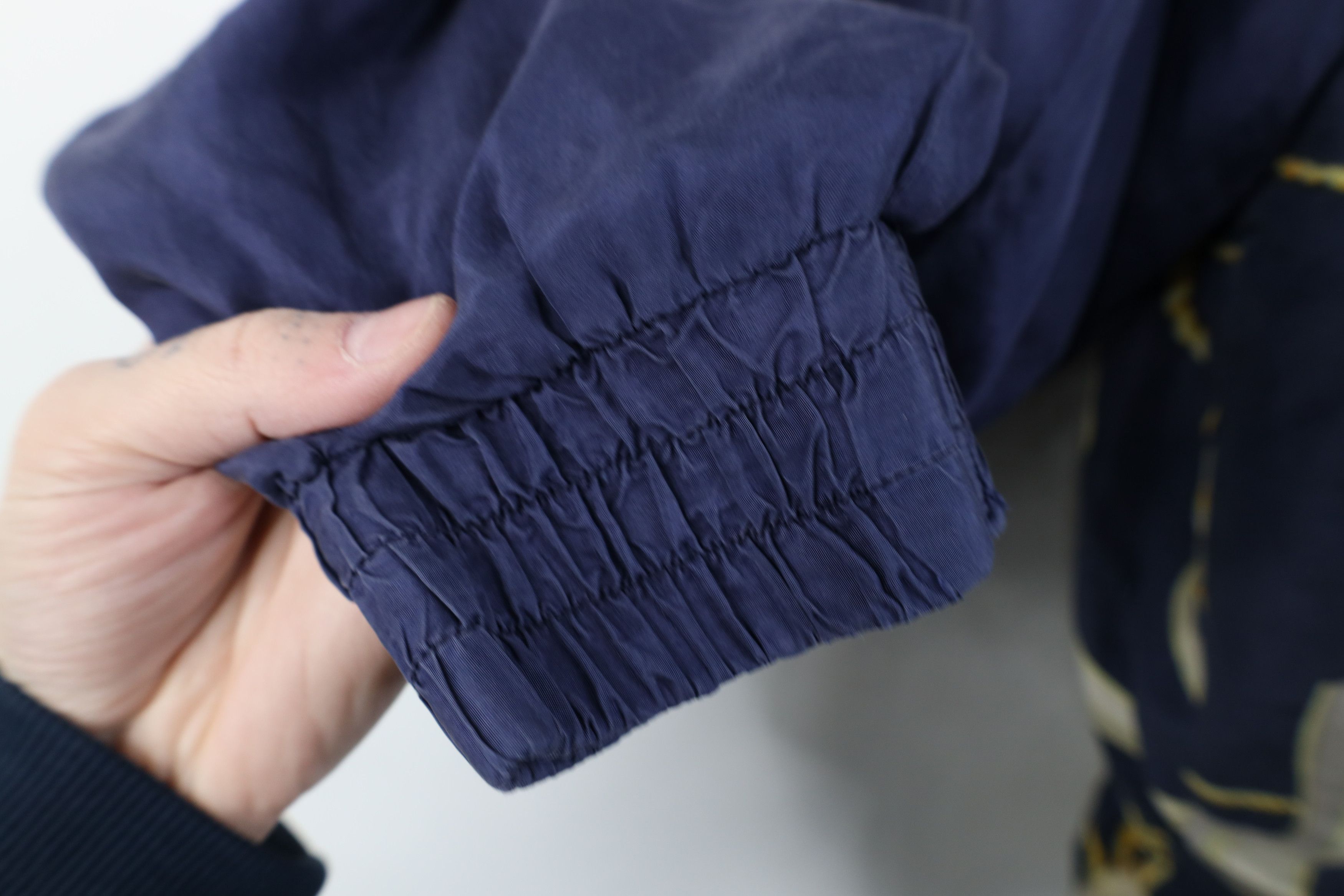 Vintage Vintage 90s Streetwear Buckle Ribbed Frilled Jacket Coat Size XL / US 12-14 / IT 48-50 - 9 Thumbnail