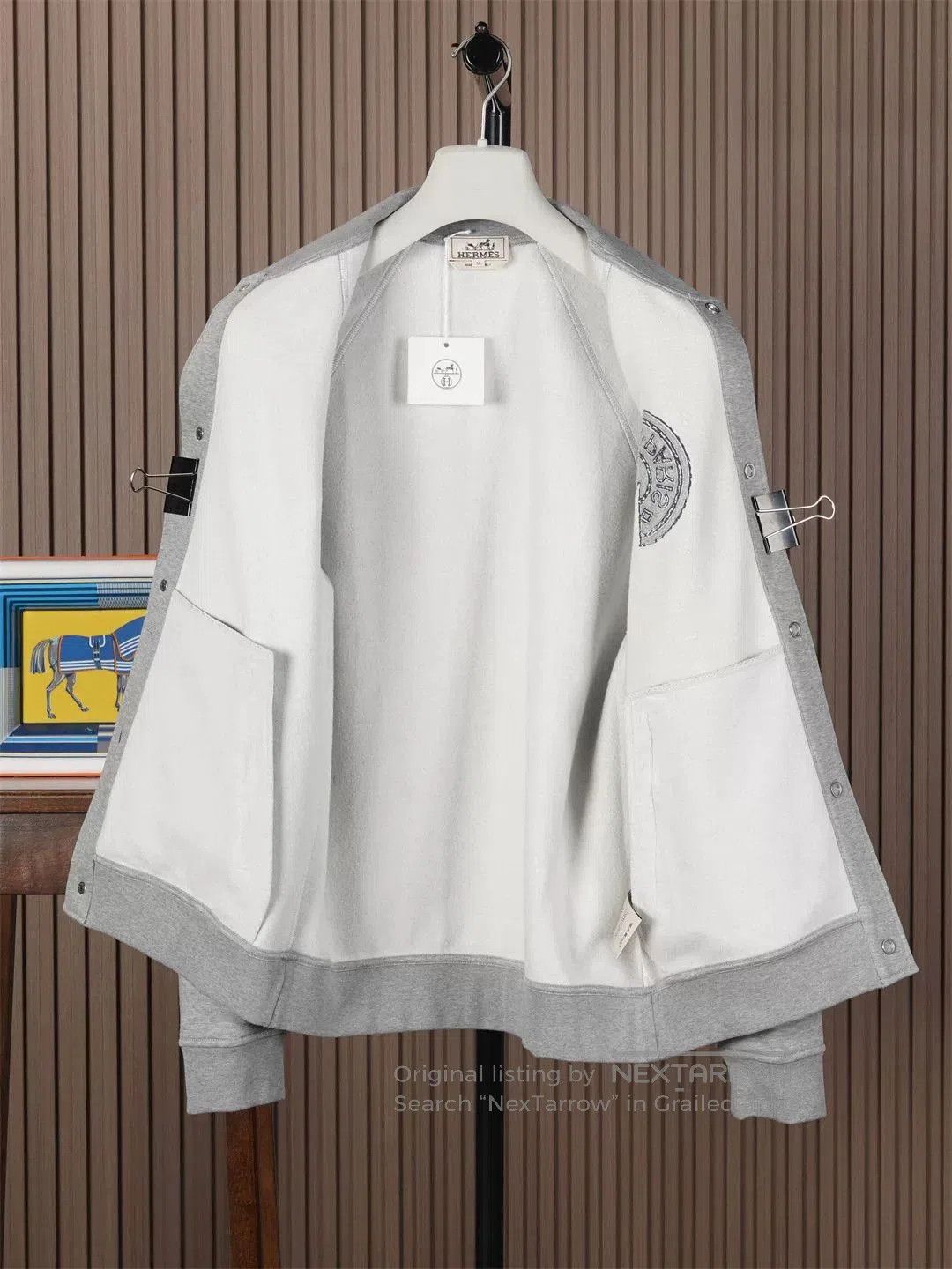 Hermes Hermes Men's Baseball Jacket. Size US M / EU 48-50 / 2 - 3 Thumbnail