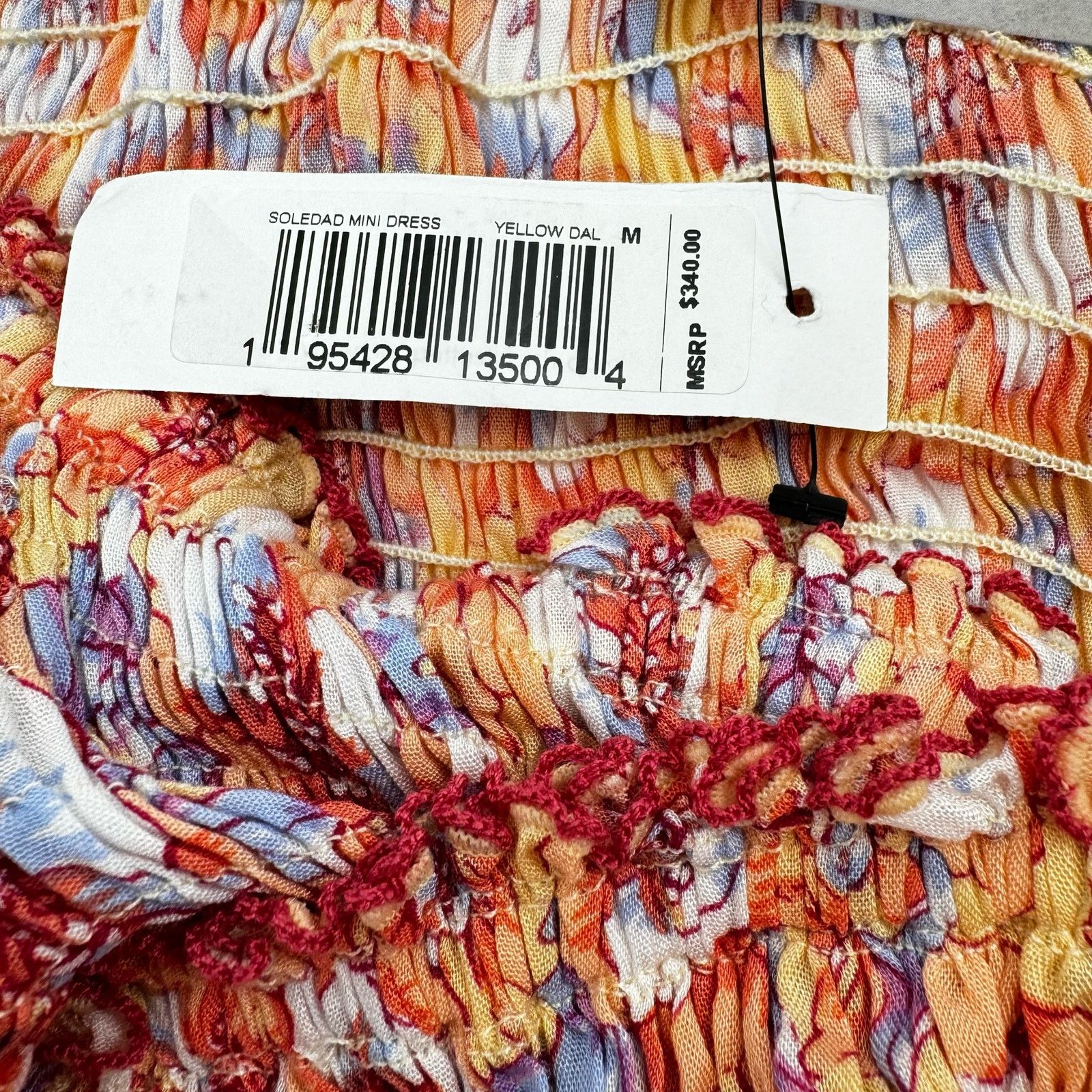 Poupette St Barth Soledad Floral Mini Dress Medium NWT