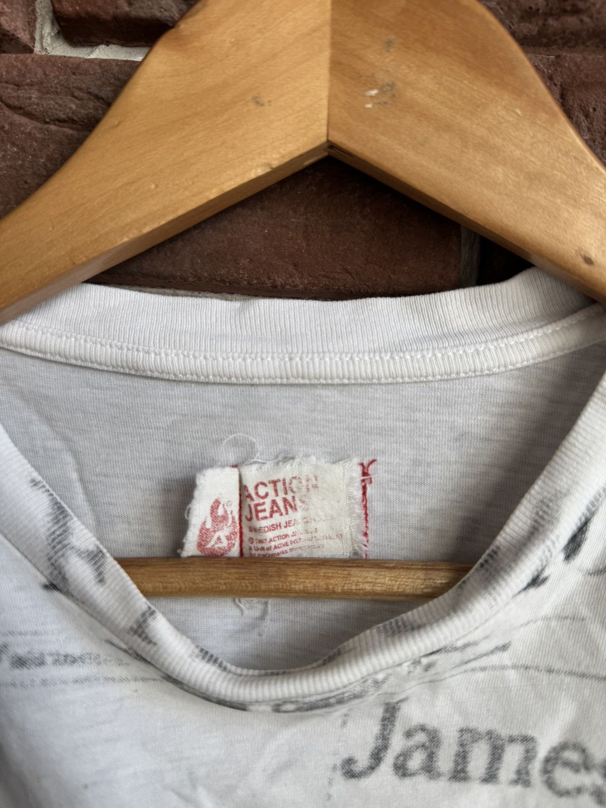 Acne Studios Vintage 90s Acne Action Jeans James Dean Band Tshirt Rare S Size US S / EU 44-46 / 1 - 8 Thumbnail