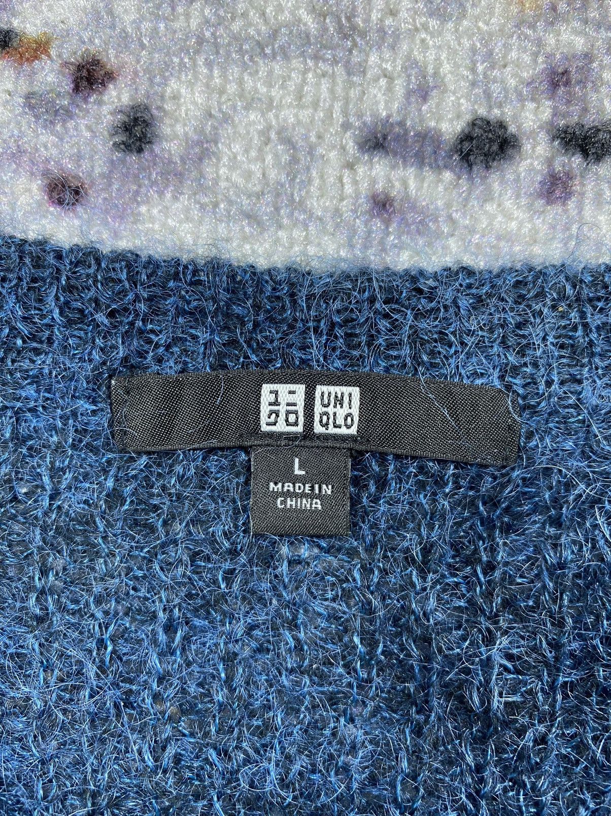 Beauty Beast × Japanese Brand Uniqlo Distressed Knit Sweater Ghotic Punk y2kstyle Size US L / EU 52-54 / 3 - 3 Thumbnail